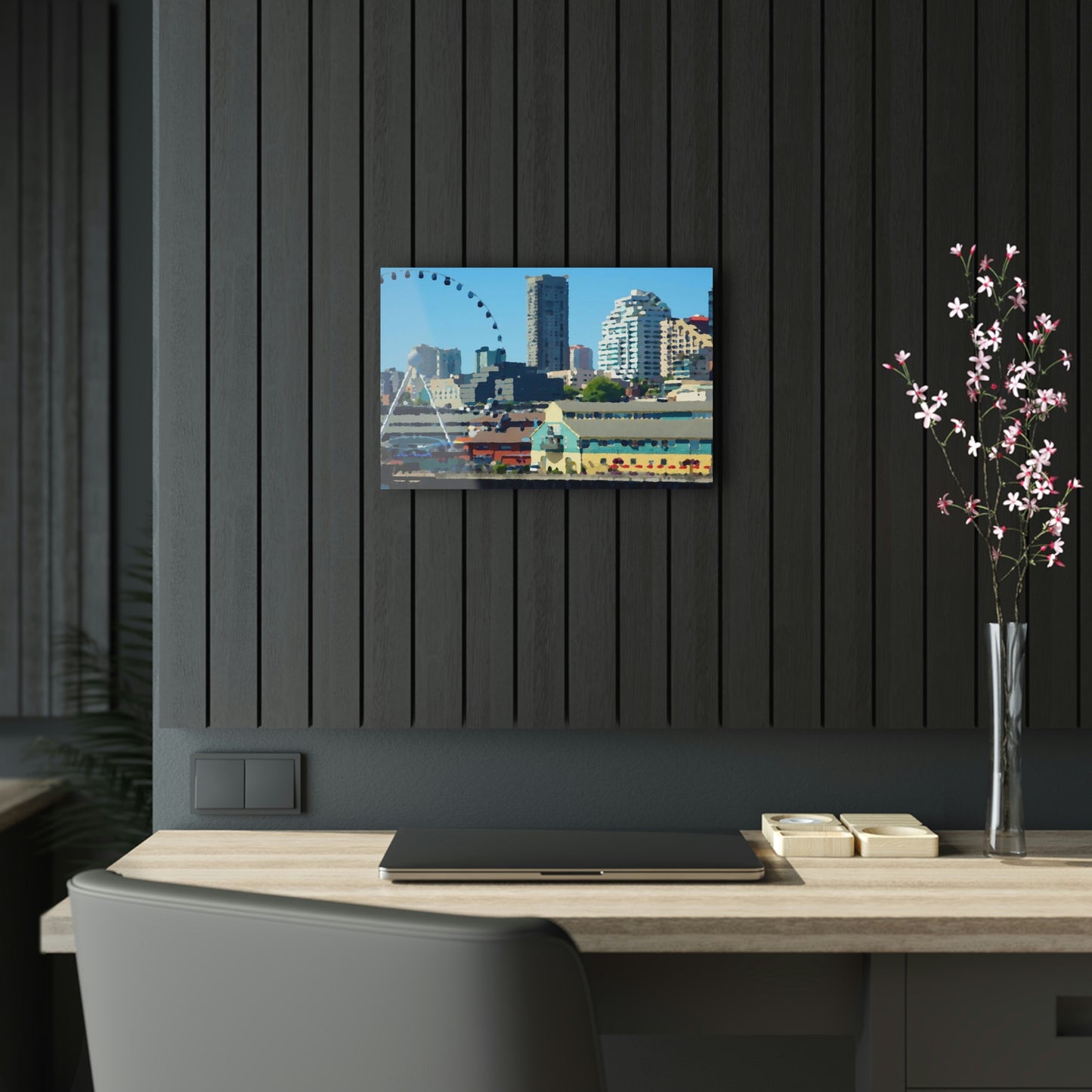 Acrylic Prints ... That Classic Wheel ... 'Seattle's Wheel' ... & Old Classic Waterside Vendors ...  'Family Archives' ... Original Works ...
