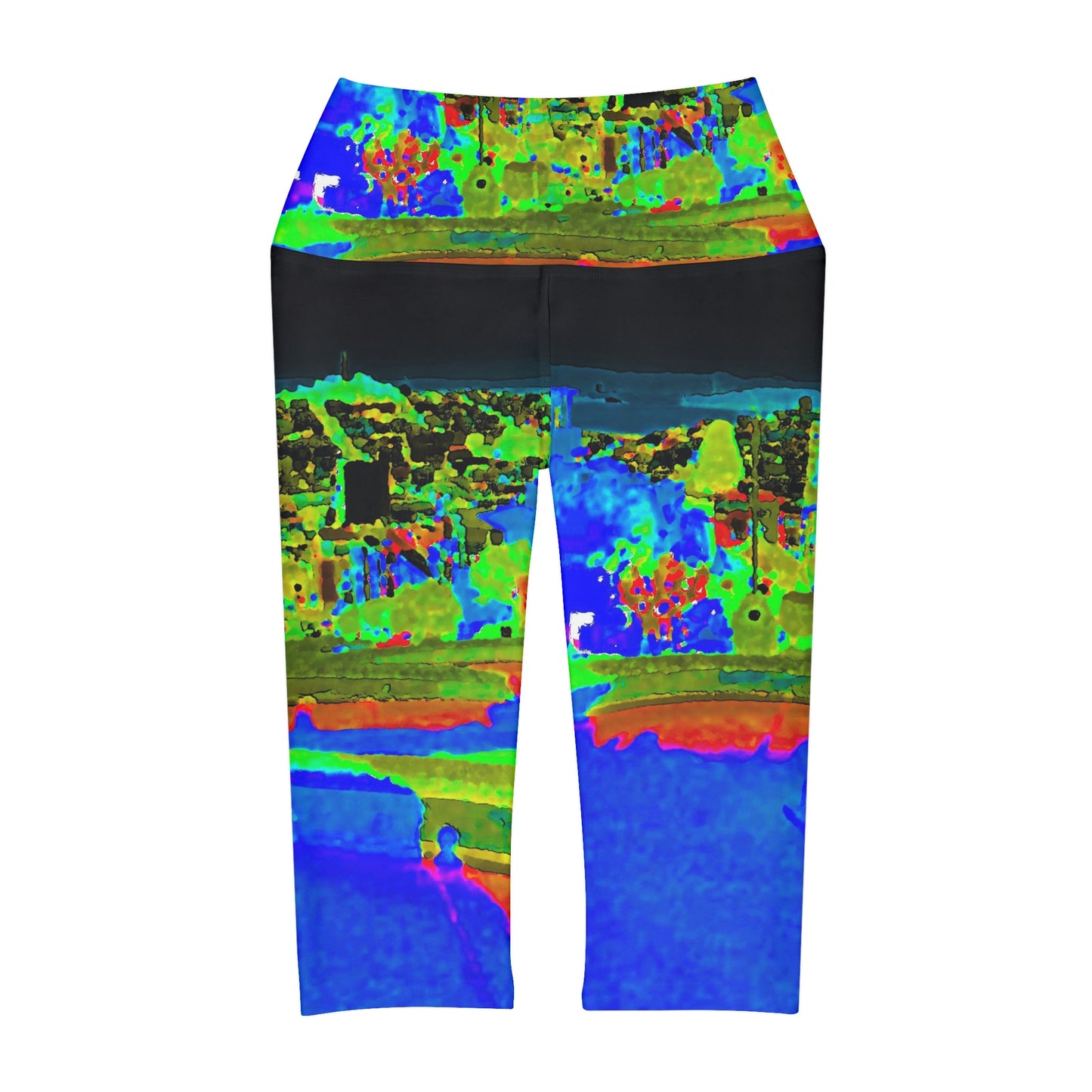 Yoga Capri Leggings ... "Lombard Street San Francisco, CA, USA" ... Family Archives 1970's ... Original Works ...