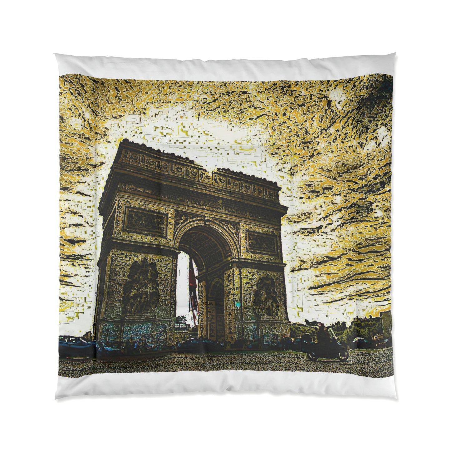 Comforter ... L'Arc de Triomphe ... 'Barbara Joan Bonnell-Holt Photo' ... Circa 1972 ... Oringinal Works ...