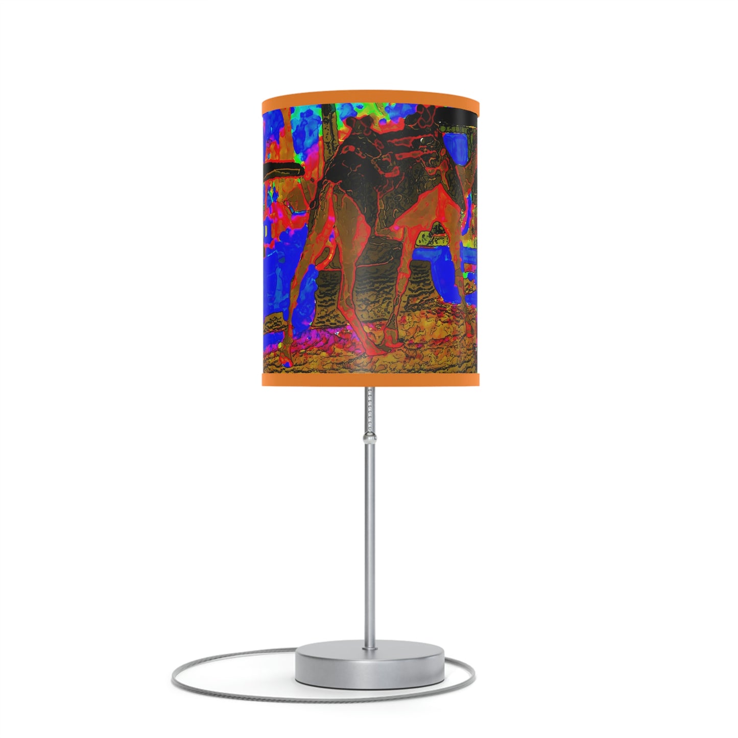 Lamp on a Stand, US|CA plug ... "Truckin'-Up-To-Buffalo ... 'Oops - Wrong Country' ... Truckin'-Up-To-New Delll -'E' ... " ... (Delhi, India) ... 5July2007. Original Works ...