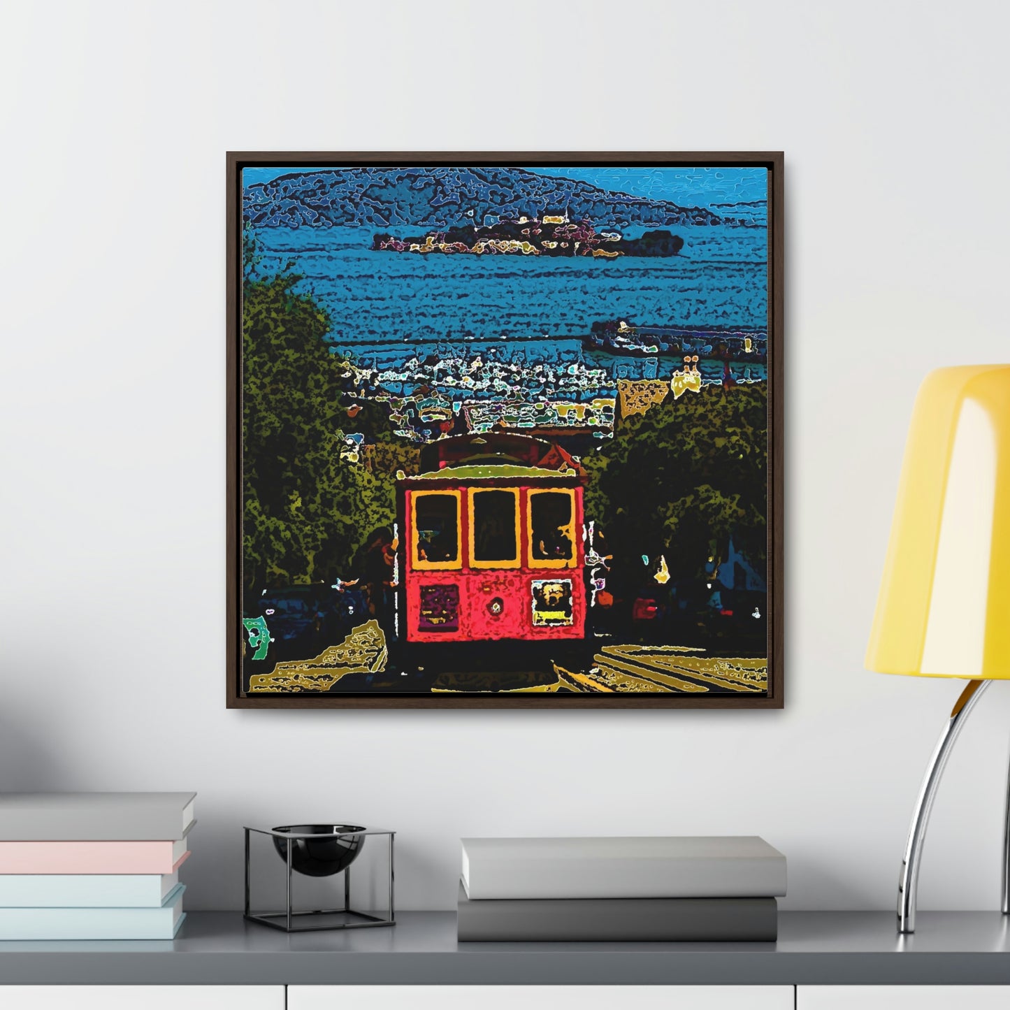 Gallery Canvas Wraps, Square Frame ... San Francisco ... 'A Rice-A-Roni-A-San Francisco Treat' ... "A Cable Car Classic" ... Family Archives: 1973 ... Original Works ...