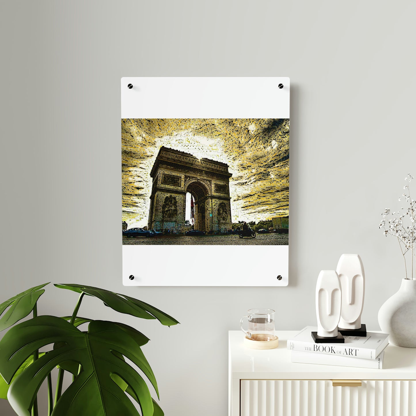 Acrylic Wall Art Panels ...  L'Arc de Triomphe ... 'Barbara Joan Bonnell-Holt Photo' ... Circa 1972 ... Oringinal Works ...