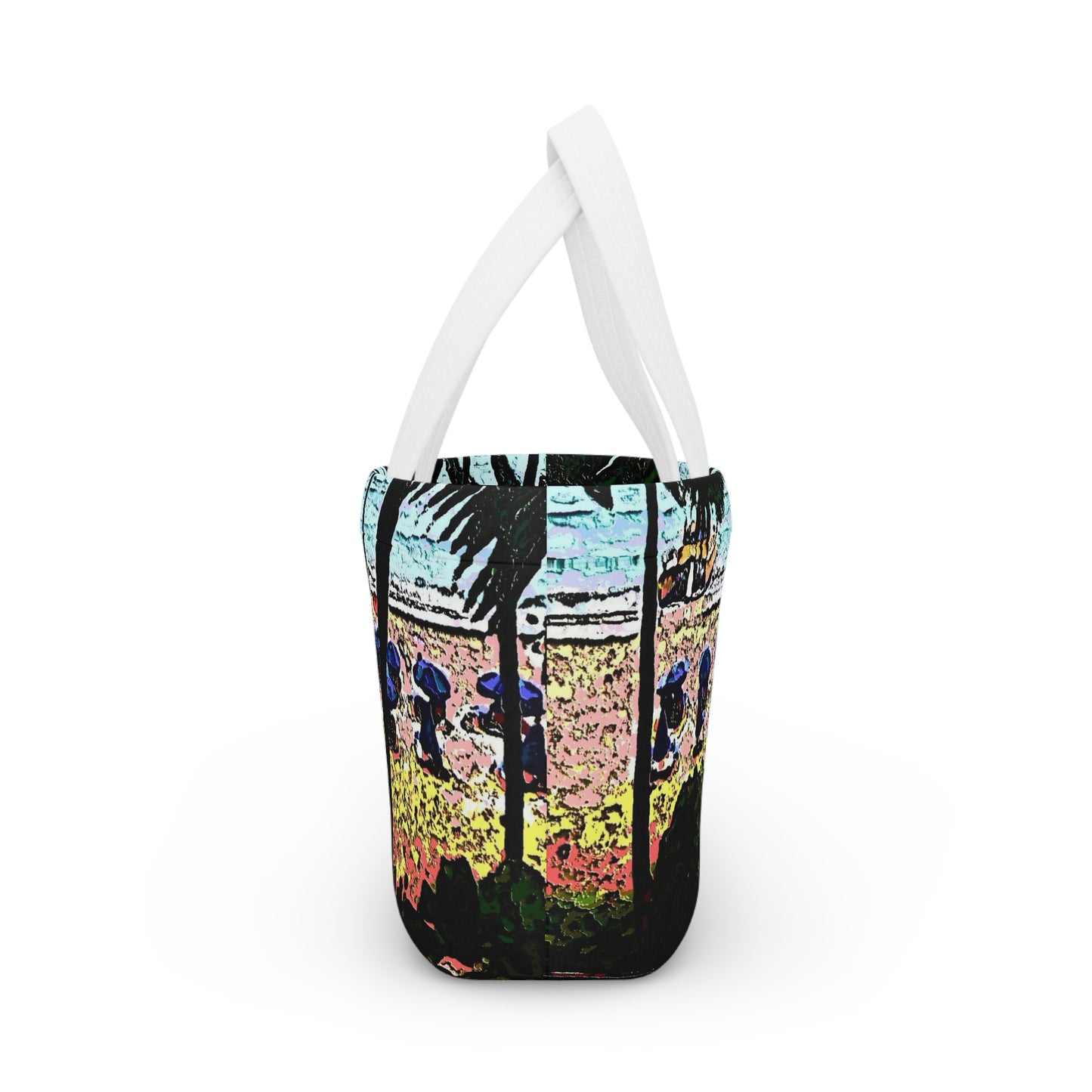 Lunch Bag ... "A Beautiful Beach Amongst The Palms" ... The Outrigger Waikiki, Honolulu, Oahu ... Original Works ...