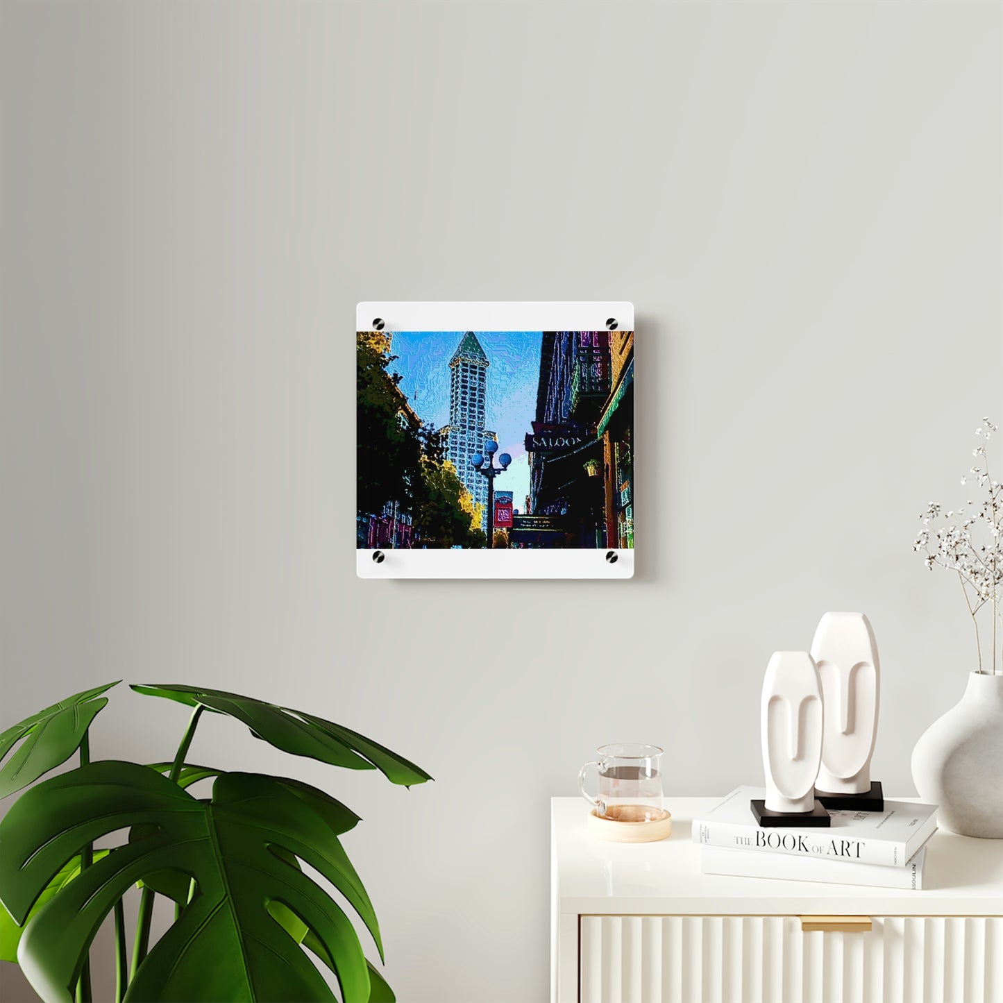 Acrylic Wall Art Panels ...  Pioneer Square & Smith Tower ... 'That World Famous View' ... Colleague Supplied Photo ... Original Works ...
