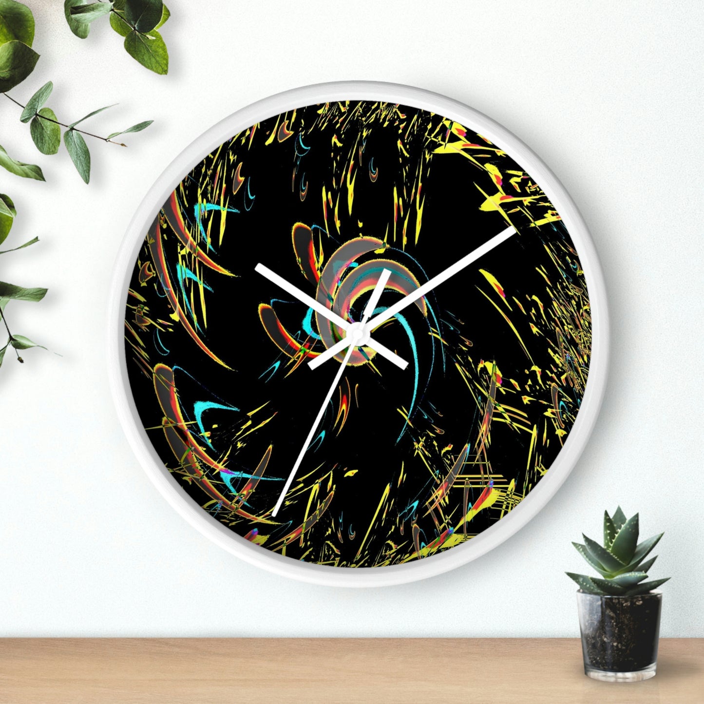Wall clock ... "Waning Moon" ... Central Idaho ... October 2022 ... Rendering Time: 22 Hours ... Original Works ...