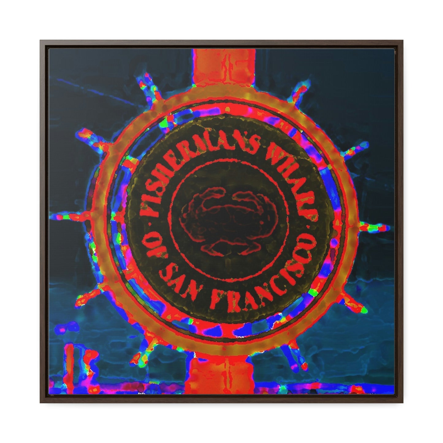Gallery Canvas Wraps, Square Frame ... "No.9 Fishermen's Grotto - Fishermen's Wharf, SF, California" ... Family Archives: 1970's ... Original Works ...