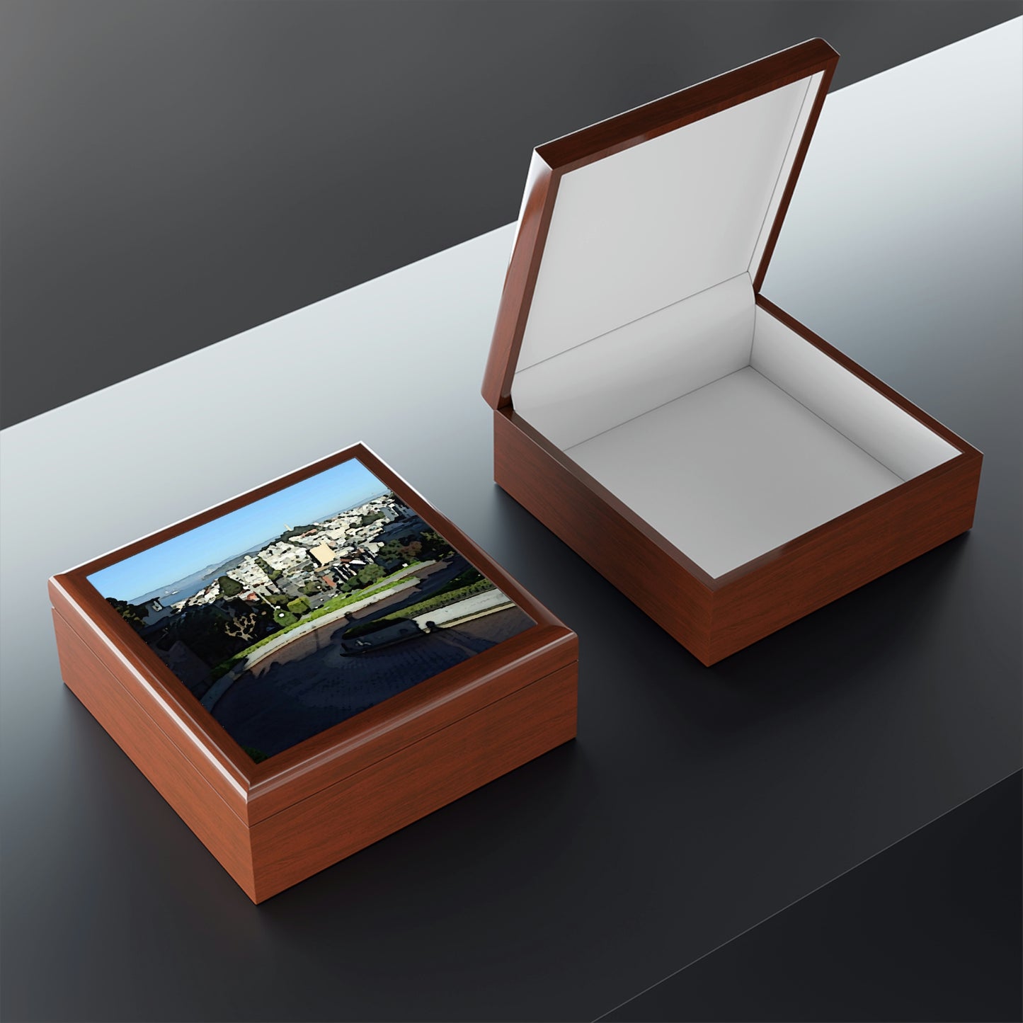 Jewelry Box ... "Lombard Street San Francisco, CA, USA" ... Family Archives 1970's ... Original Works ...