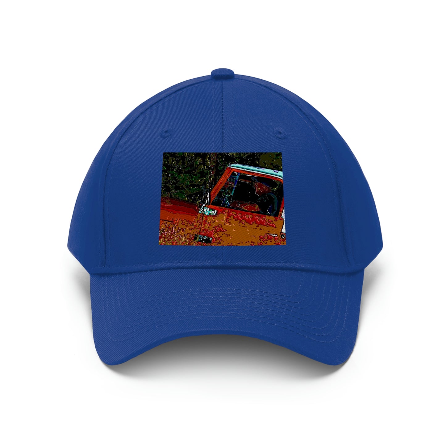 Unisex Twill Hat ... How-To-Drive-Idaho's-Mountain_Roads ... "Like A Professional" ... "Truckin' Like The Doo-Dah-Man" ...