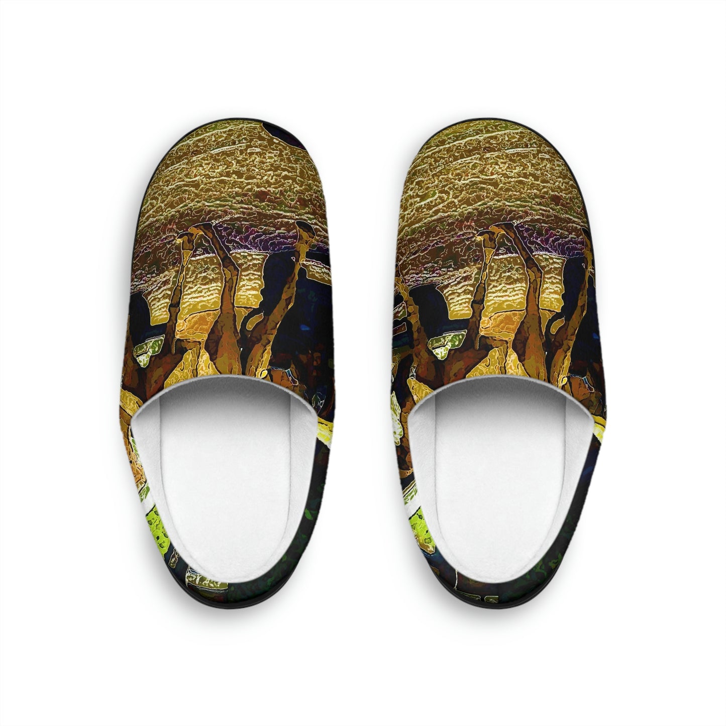 Men's Indoor Slippers ... "Truckin'-Up-To-Buffalo ... 'Oops - Wrong Country' ... Truckin'-Up-To-New Delll -'E' ... " ... (Delhi, India) ... 5July2007. Original Works ...