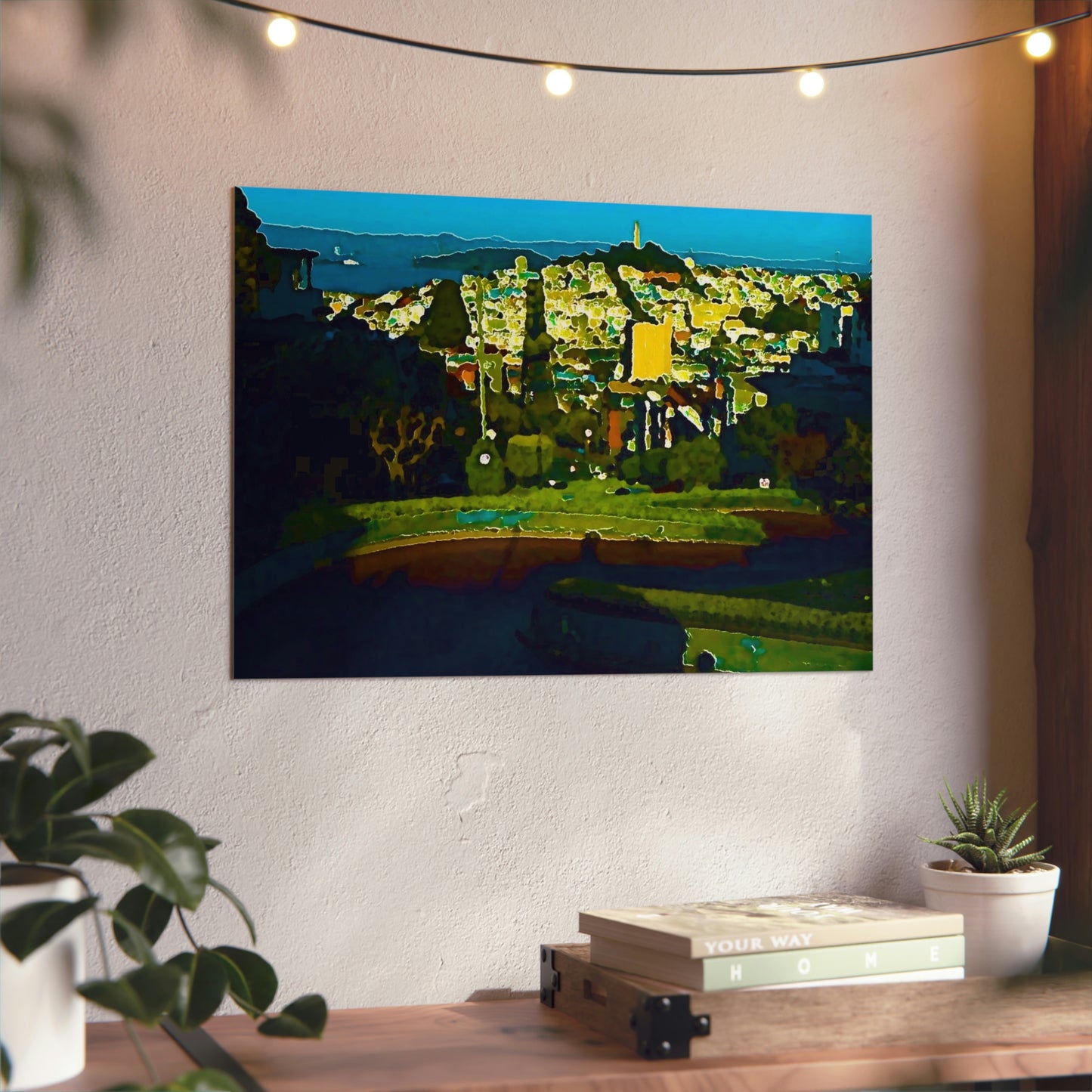 Aluminum Composite Panels ... "A Very Curvy Road With Outstanding Views" ... 'Keep You Eyes On The Road!' ... Lombard St, SF, California_2 ... Family Archives (Father) ... Original Works ...