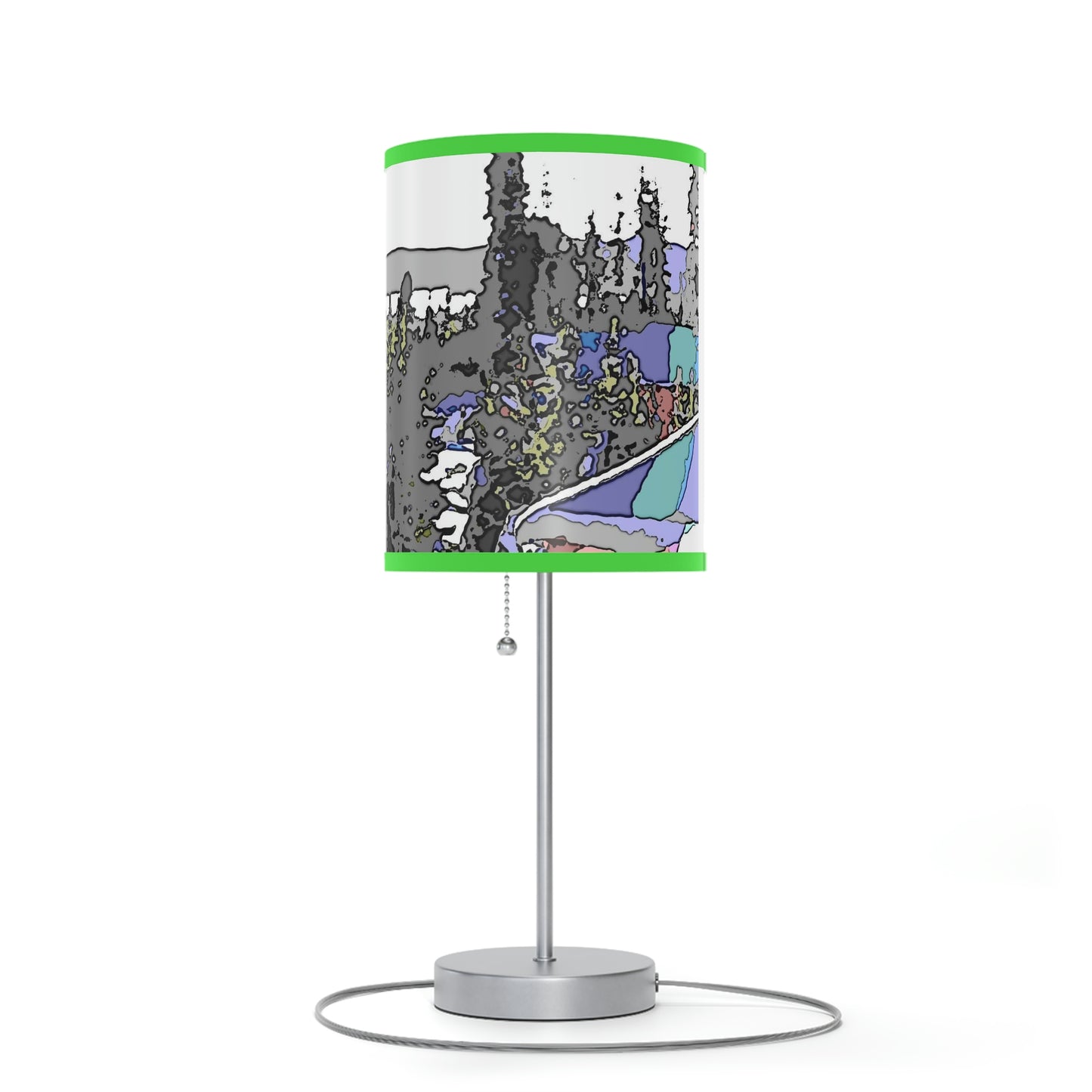 Lamp on a Stand, US|CA plug "A Very Remote Mountain Neighborhood" ... Only Cabins In This Environment ... Cenrtal Idaho ...