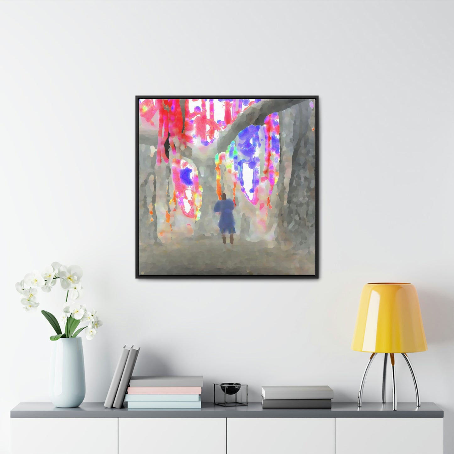Gallery Canvas Wraps, Square Frame ... 'More' ... Jesuit Philosophy ... "In The Polynesian Banyans ..."