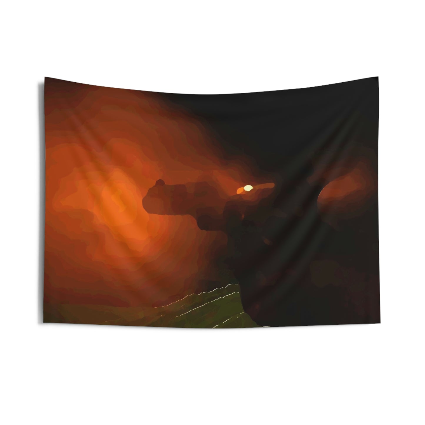 Indoor Wall Tapestries ... Ruger .357 Magnum Early-Morning-Target-Practice ... 'Circa April 2022' ... Original Works ...