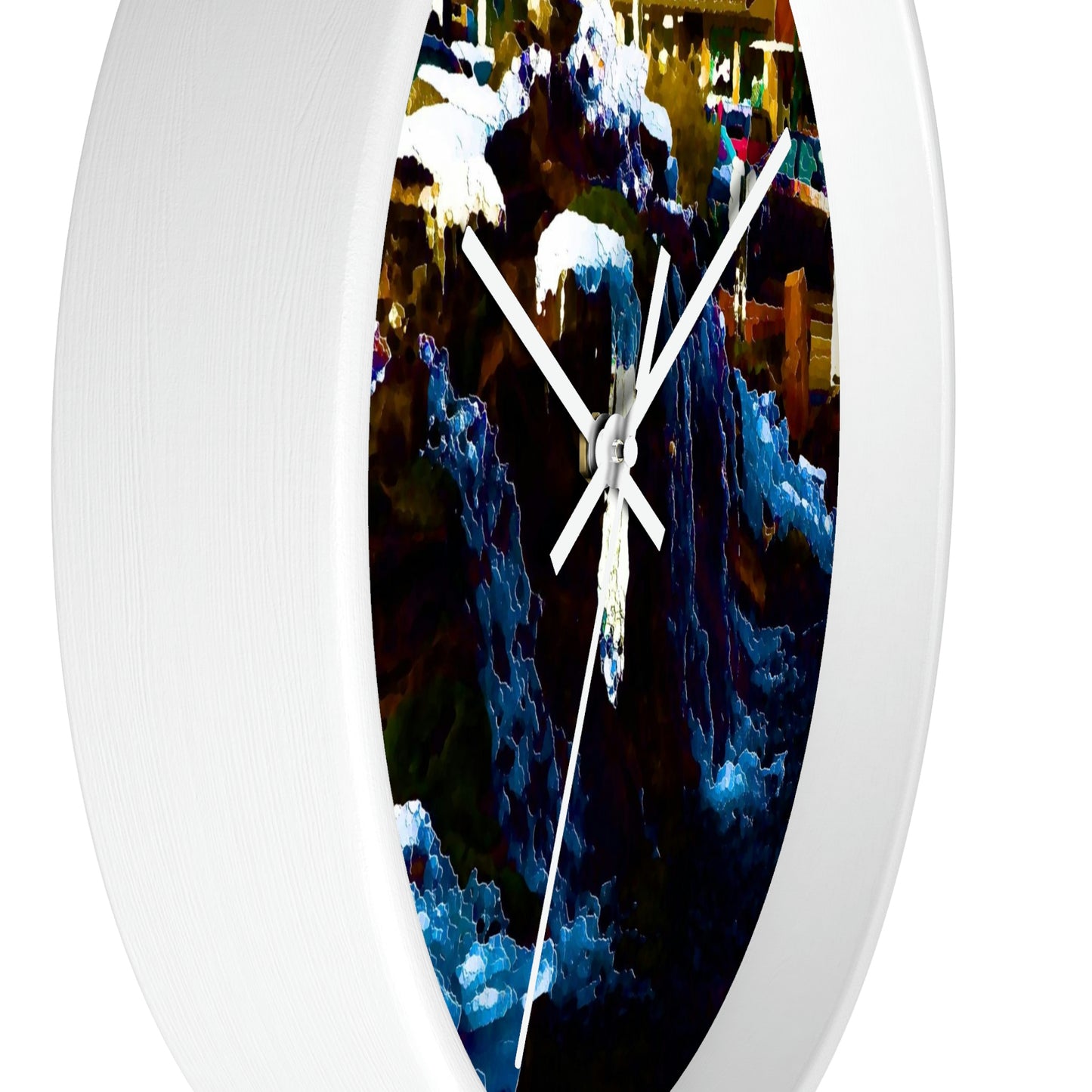 Wall clock ...  "Ice & Water Sculpted" ... Downtown Grangeville, Idaho ... Adjacent To Irwin Pharmacy ... 5Jan23 ... Original Works ...