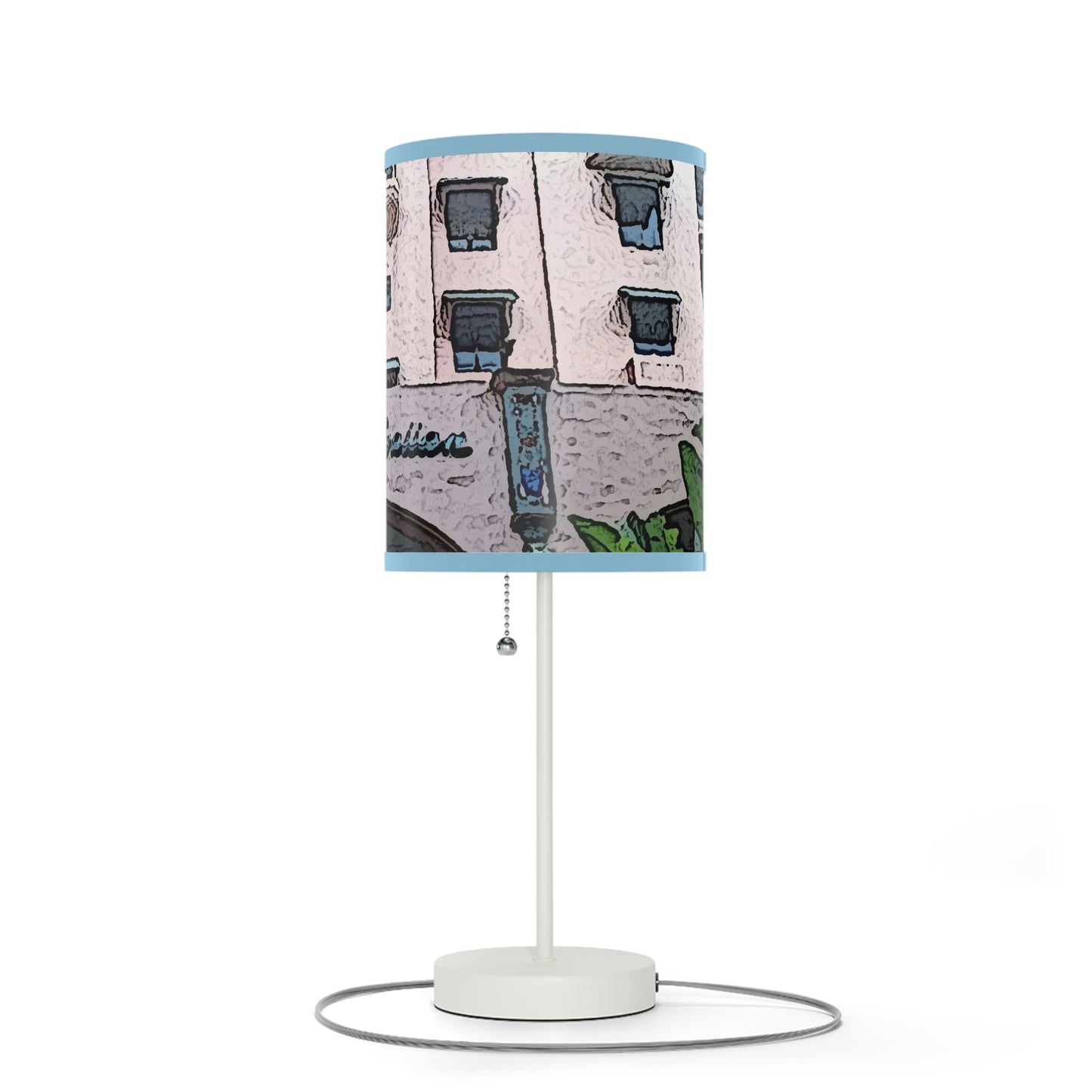 Lamp on a Stand, US|CA plug ...  "La Grande Entree" At: 'The Pink Palace' ... The Royal Hawai'ian ... Honolulu, HI ... '27Oct2014' ... Original Works ...