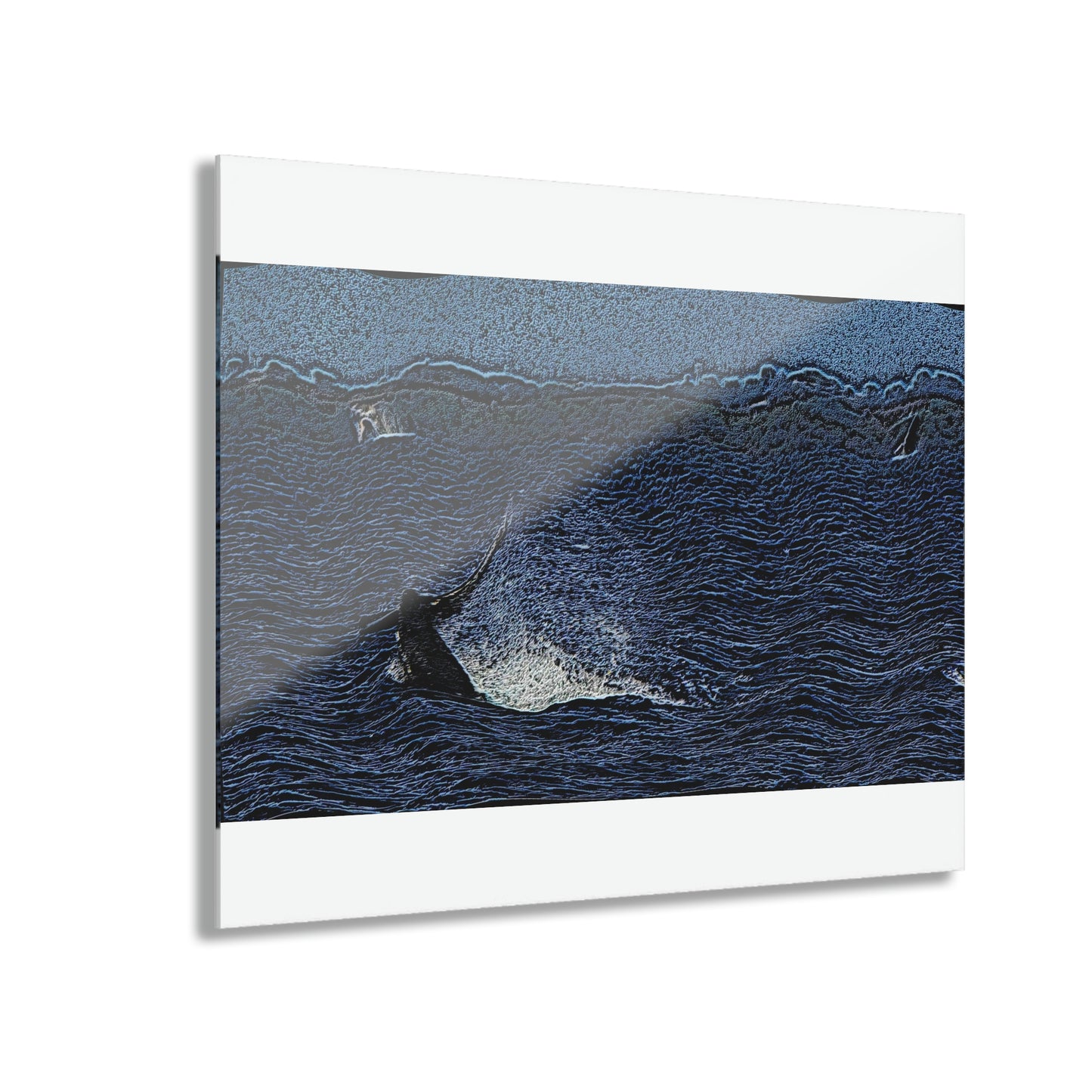 Acrylic Prints (French Cleat Hanging) ... "A Trio Of Humpback Joy" ...  Maui, HI ... April Fools Day ... 1Apr23 ... Original Works - Family Archives ...
