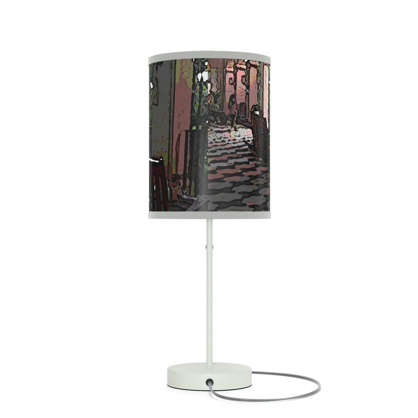 Lamp on a Stand, US|CA plug ...Lanai & Rocking Chairs At: 'The Pink Palace' ... The Royal Hawai'ian ... Honolulu, HI ... '27Oct2014' ... Original Works ...
