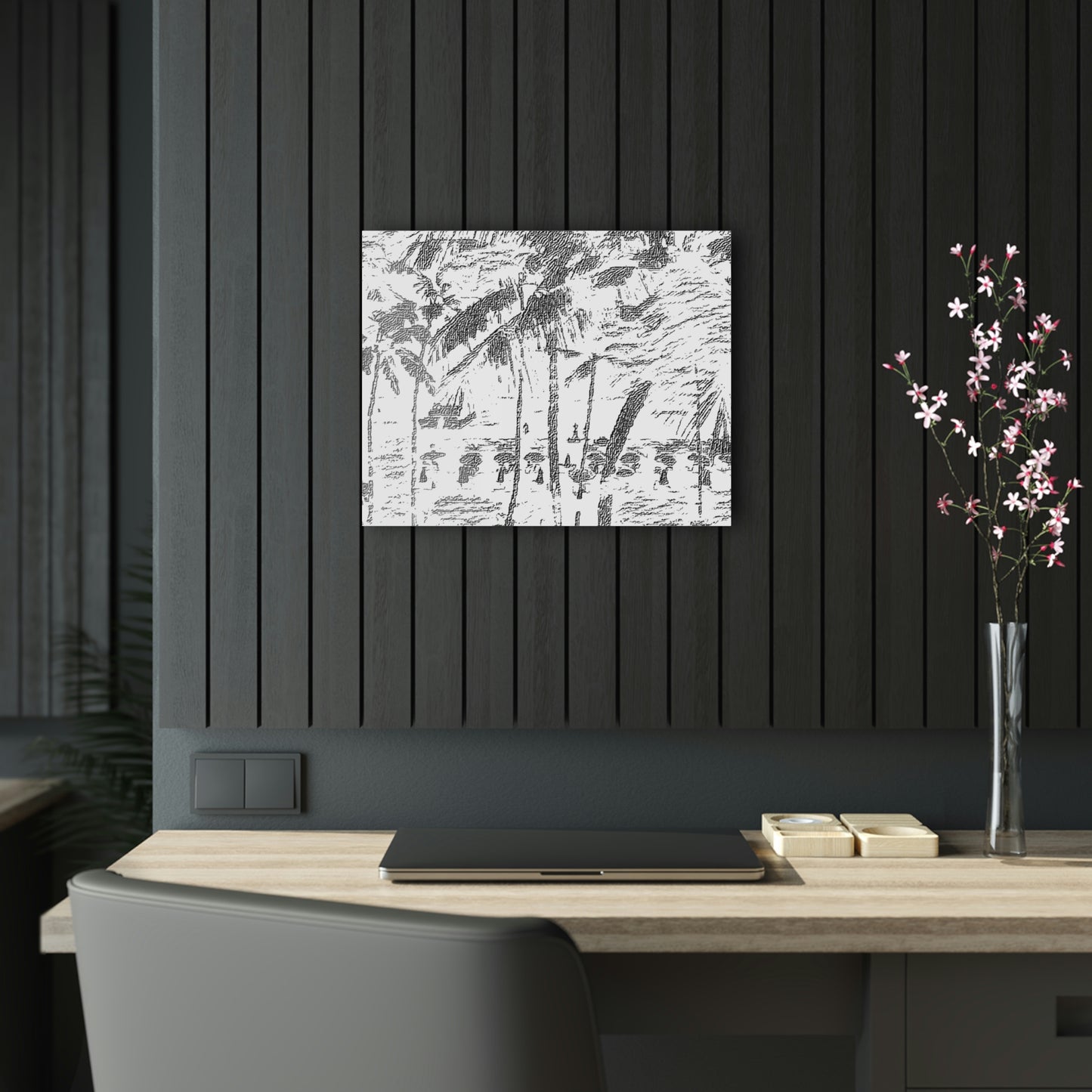 Acrylic Prints ... "The Royal Hawai'ian: Waikiki Beach_Beach" ... Honolulu, HI ... Ocotber 2014 (Halloween) ... Original Works ...
