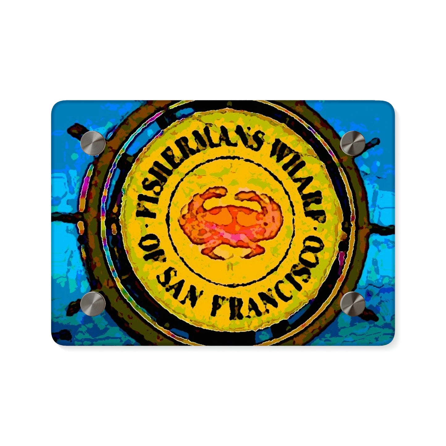 Acrylic Wall Art Panels ...  "No.9 Fishermen's Grotto - Fishermen's Wharf, SF, California" ... Family Archives: 1970's ... Original Works ...
