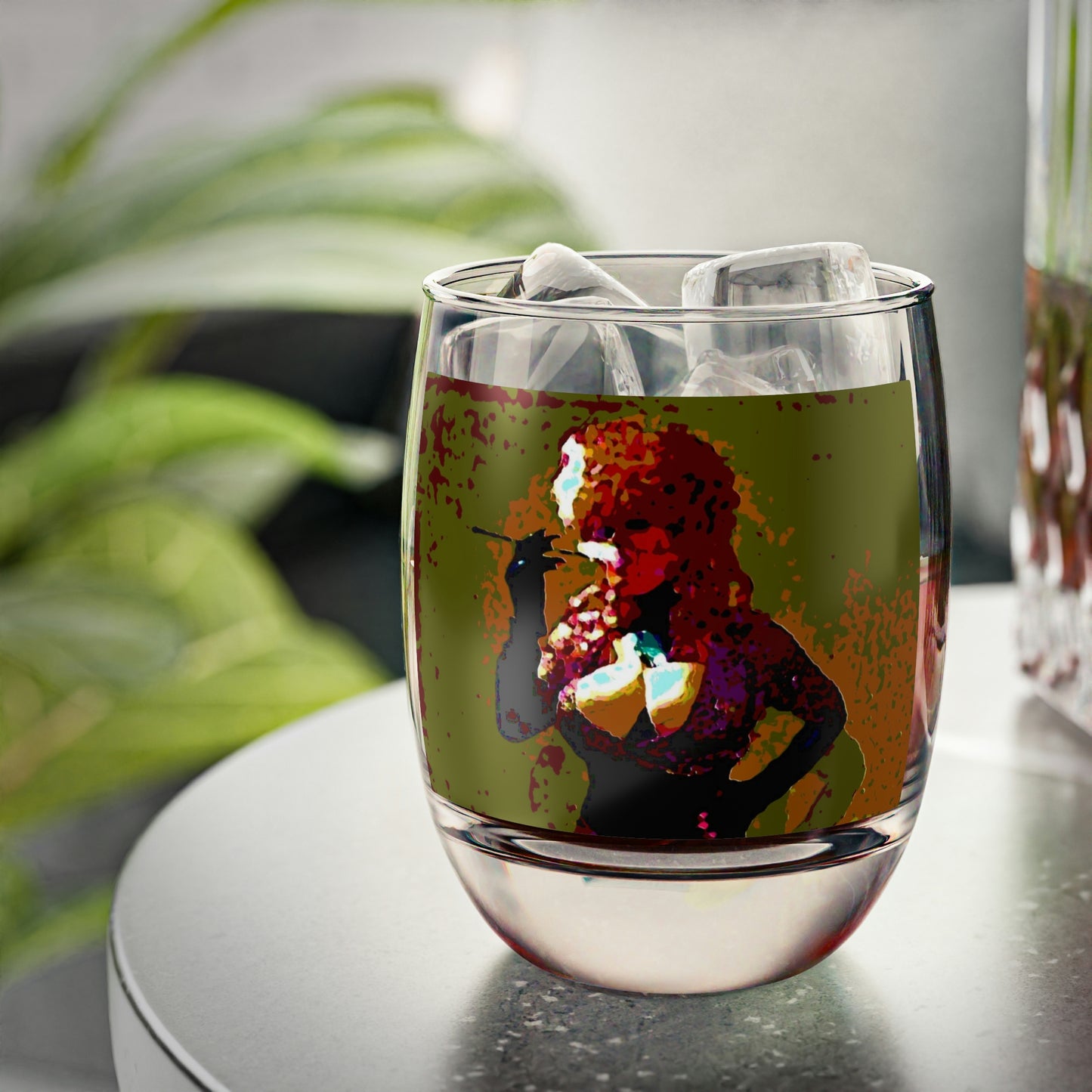 Whiskey Glass ...  A Colleague Overseas ... 'Enjoying A Fag' ... Original Works ... "April Fools 2023" ... Hot-Tranny-Smoke ...