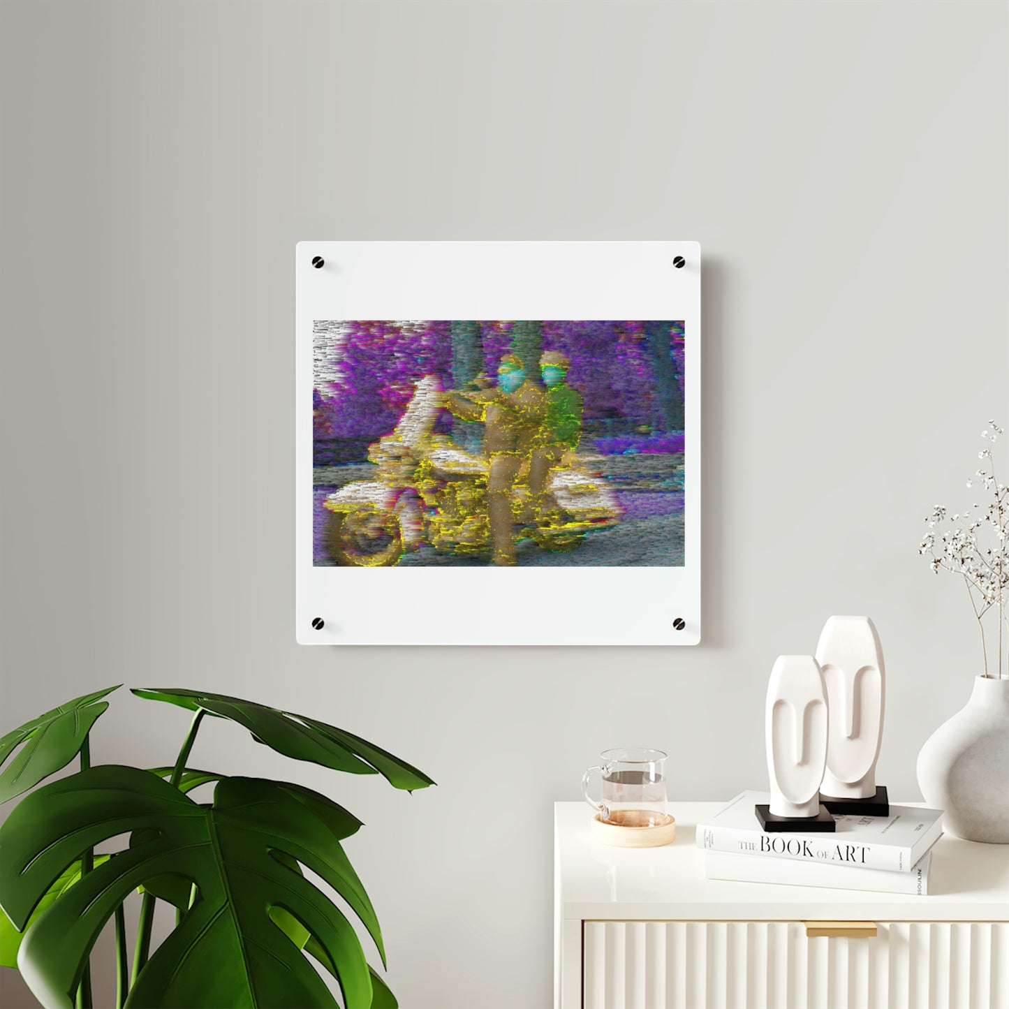 Acrylic Wall Art Panels ... "And 'I' Left His Dead A_s There By The Side-of-The-Road" ... Original Works ... (Grateful Dead: Me-And-My-Uncle)