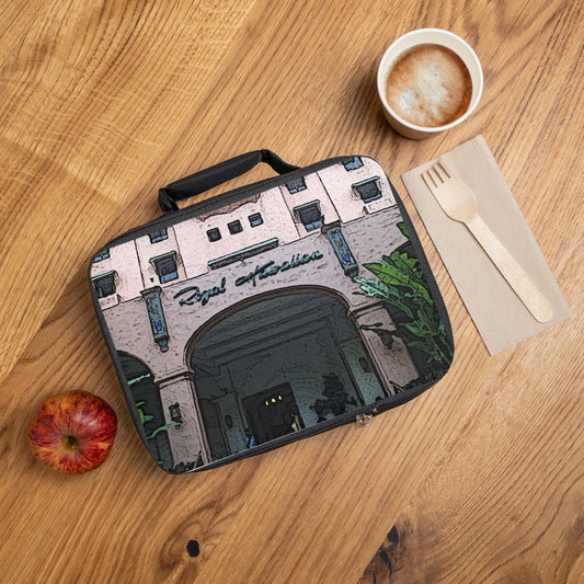 Lunch Bag ...  "La Grande Entree" At: 'The Pink Palace' ... The Royal Hawai'ian ... Honolulu, HI ... '27Oct2014' ... Original Works ...