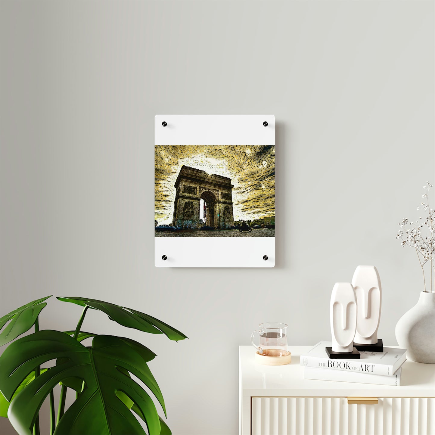 Acrylic Wall Art Panels ...  L'Arc de Triomphe ... 'Barbara Joan Bonnell-Holt Photo' ... Circa 1972 ... Oringinal Works ...
