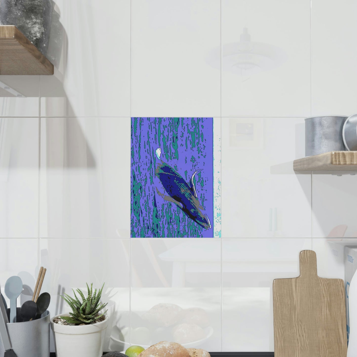 Ceramic Photo Tile ... Baby Humpback Breaching ... Maui, HI: April 2022 ... "Family Archives: KPH" ... Original Works ...
