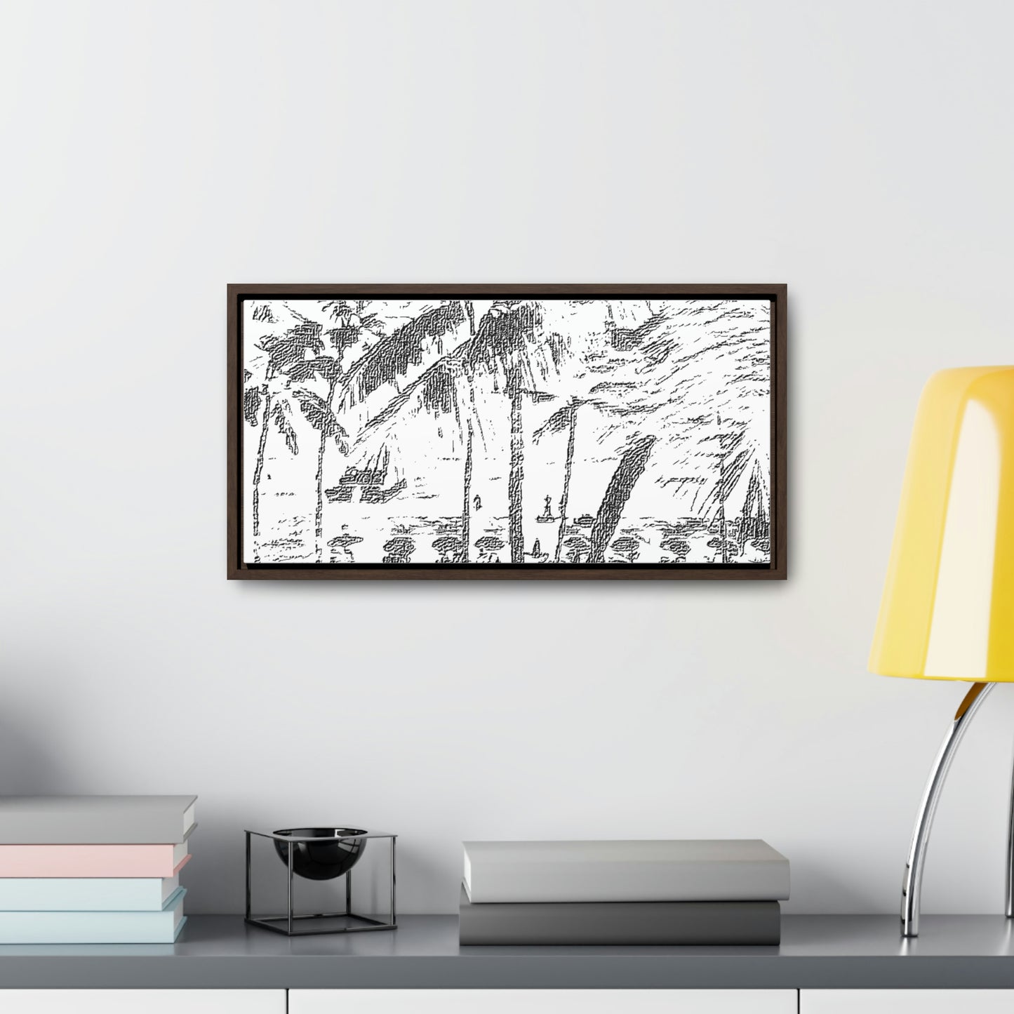 Gallery Canvas Wraps, Horizontal Frame ... "The Royal Hawai'ian: Waikiki Beach_Beach" ... Honolulu, HI ... Ocotber 2014 (Halloween) ... Original Works ...