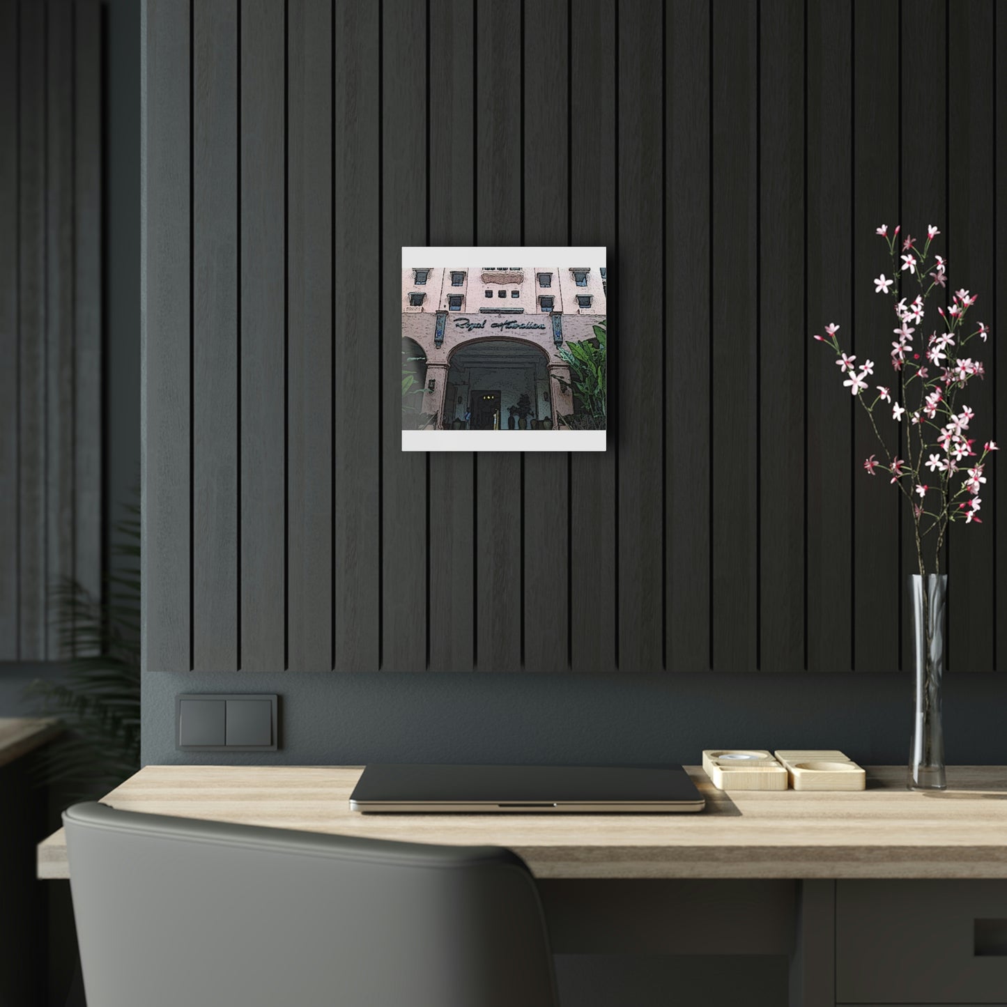 Acrylic Prints ...  "La Grande Entree" At: 'The Pink Palace' ... The Royal Hawai'ian ... Honolulu, HI ... '27Oct2014' ... Original Works ...
