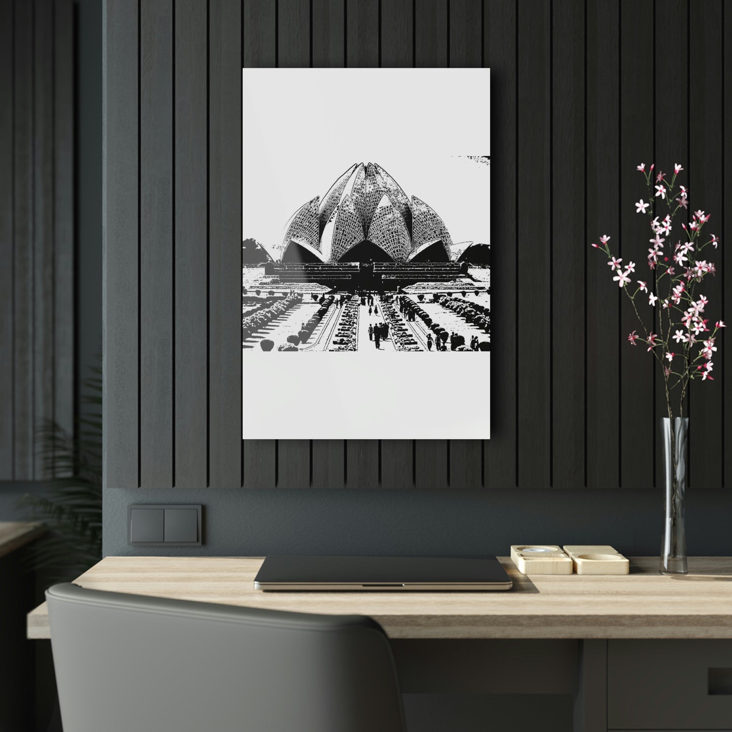 Acrylic Prints ... 'Bahai'i House-Of-Worship' ... "Lotus Temple: Delhi, India, 2008" ... Original Works ...