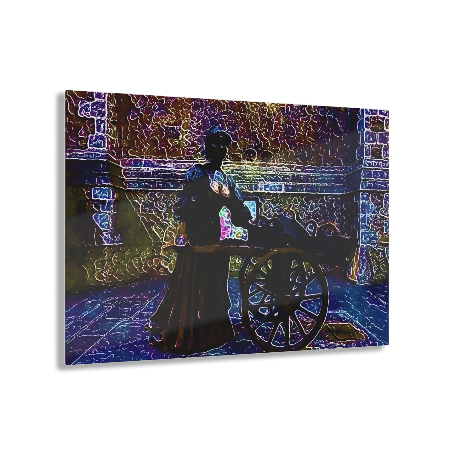 Acrylic Prints ... Dublin's "Molly Malone Along Grafton Street" ... Cryin' Cockels & Muscles Alive-Alive-Oh ... Circa 2003 ... Original Works ...