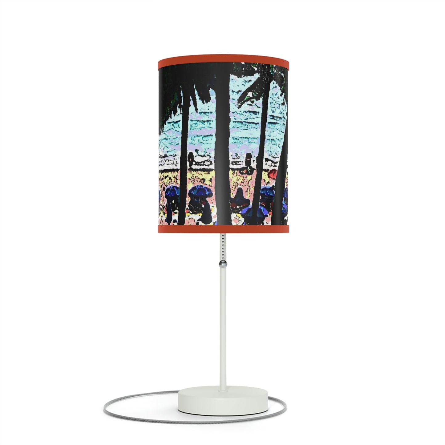 Lamp on a Stand, US|CA plug ... "A Beautiful Beach Amongst The Palms" ... The Outrigger Waikiki, Honolulu, Oahu ... Original Works ...