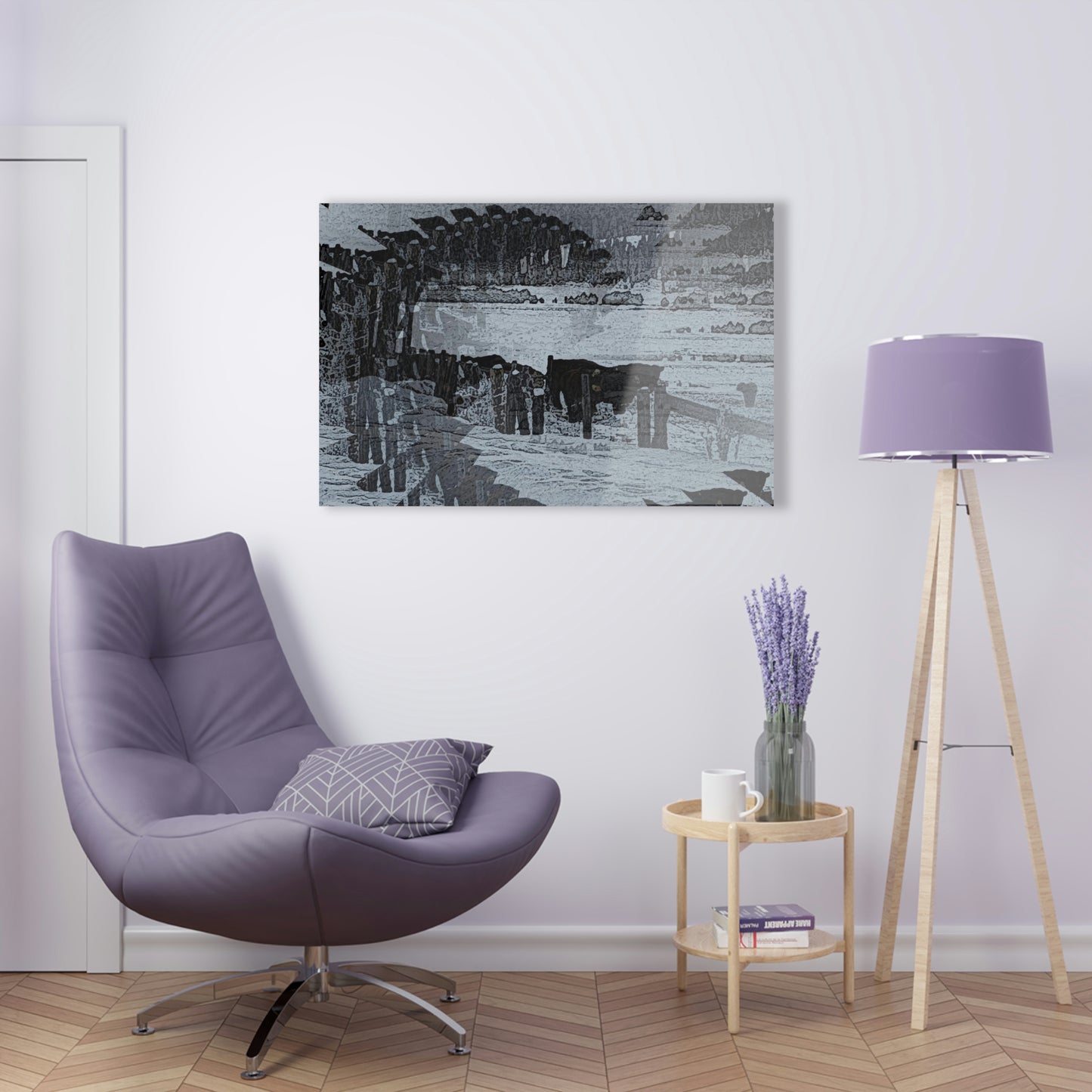 Acrylic Prints ... A Quiet Morning ... "Along The Red River & Nature Preserve Plateau" ... Jan23 ... Original Works ...