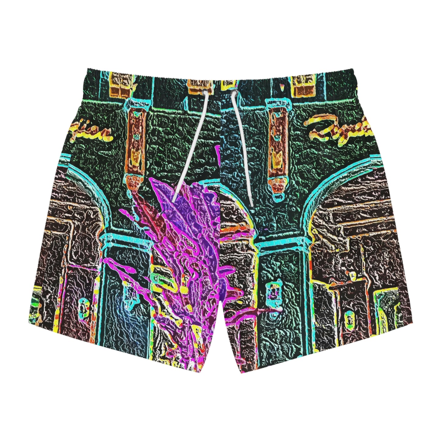 Swim Trunks ... "La Grande Entree" At: 'The Pink Palace' ... The Royal Hawai'ian ... Honolulu, HI ... '27Oct2014' ... Original Works ...
