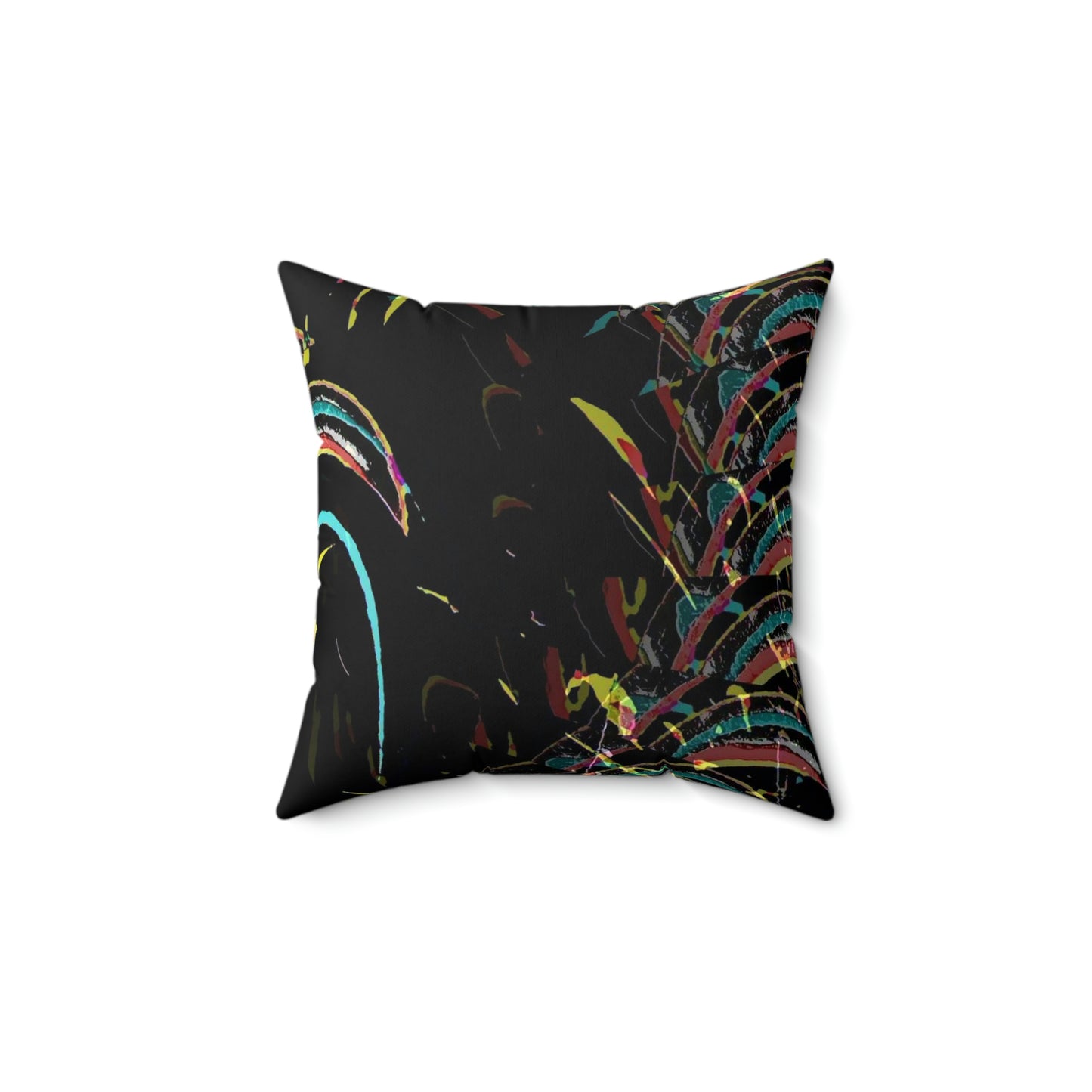 Spun Polyester Square Pillow ... "Waning Moon" ... Central Idaho ... October 2022 ... Rendering Time: 22 Hours ... Original Works ...