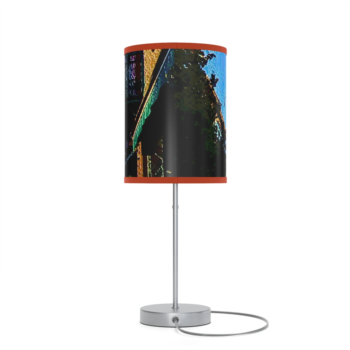 Lamp on a Stand, US|CA plug ...  Pioneer Square & Smith Tower ... 'That World Famous View' ... Colleague Supplied Photo ... Original Works ...