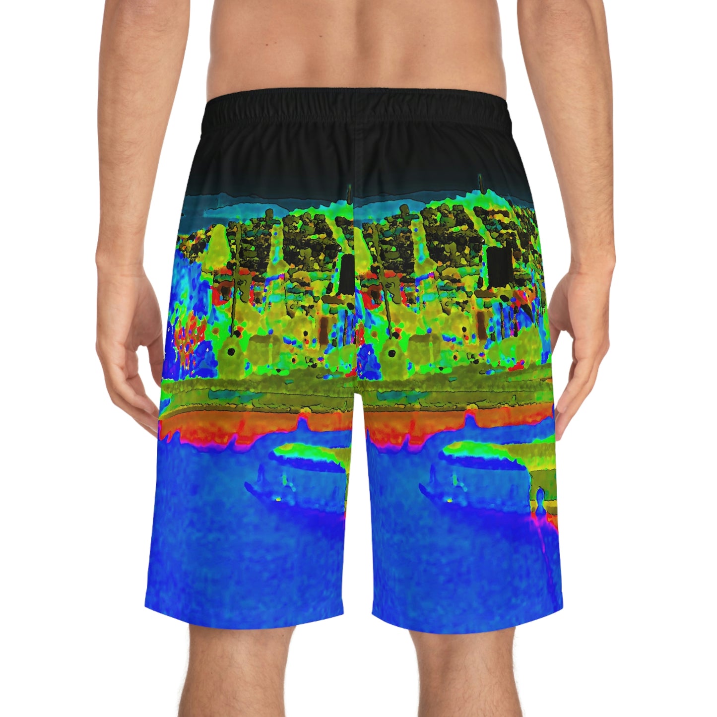 Men's Board Shorts (AOP) ... "Lombard Street San Francisco, CA, USA" ... Family Archives 1970's ... Original Works ...