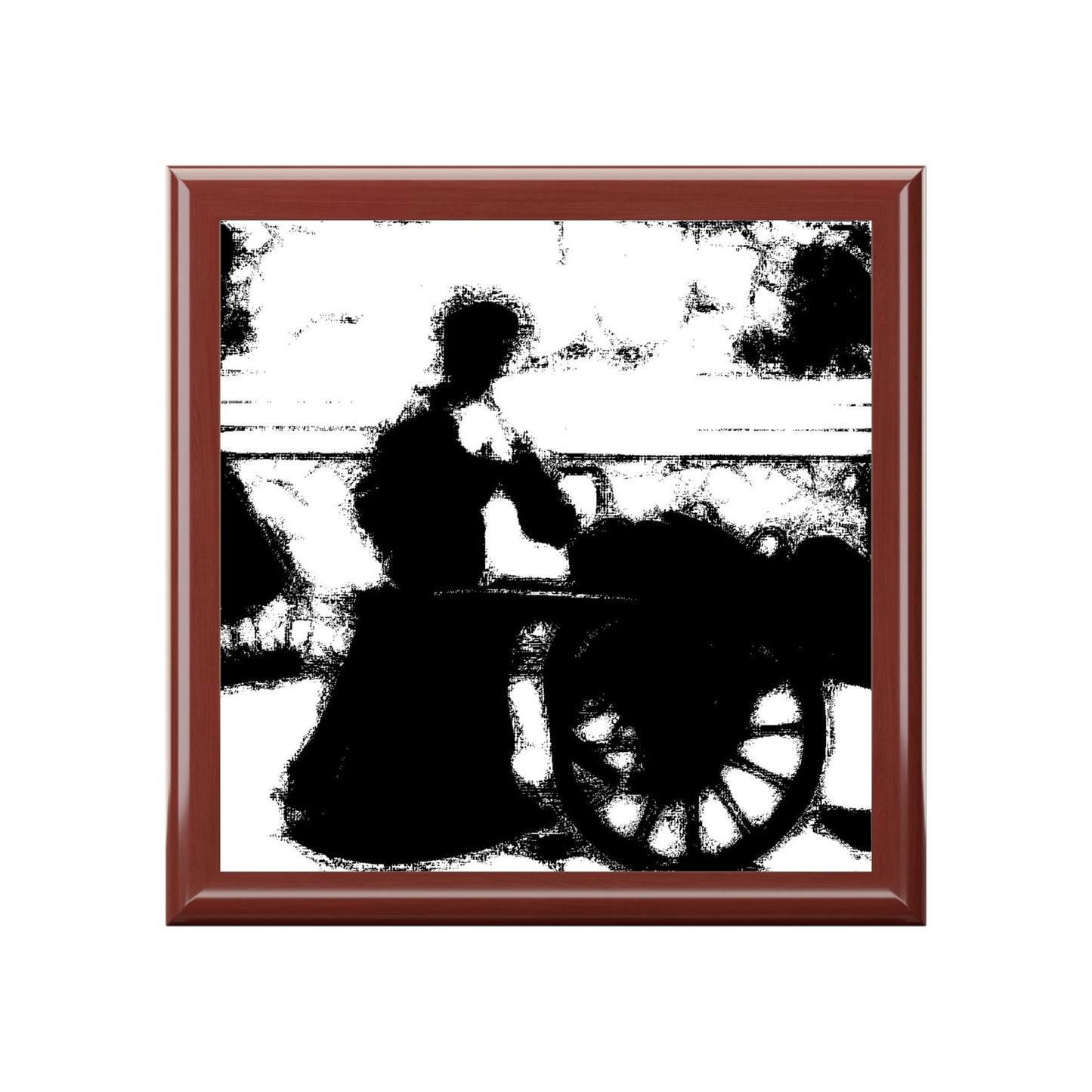 Jewelry Box ... Dublin's "Molly Malone Along Grafton Street" ... Cryin' Cockels & Muscles Alive-Alive-Oh ... Circa 2003 ... Original Works ...
