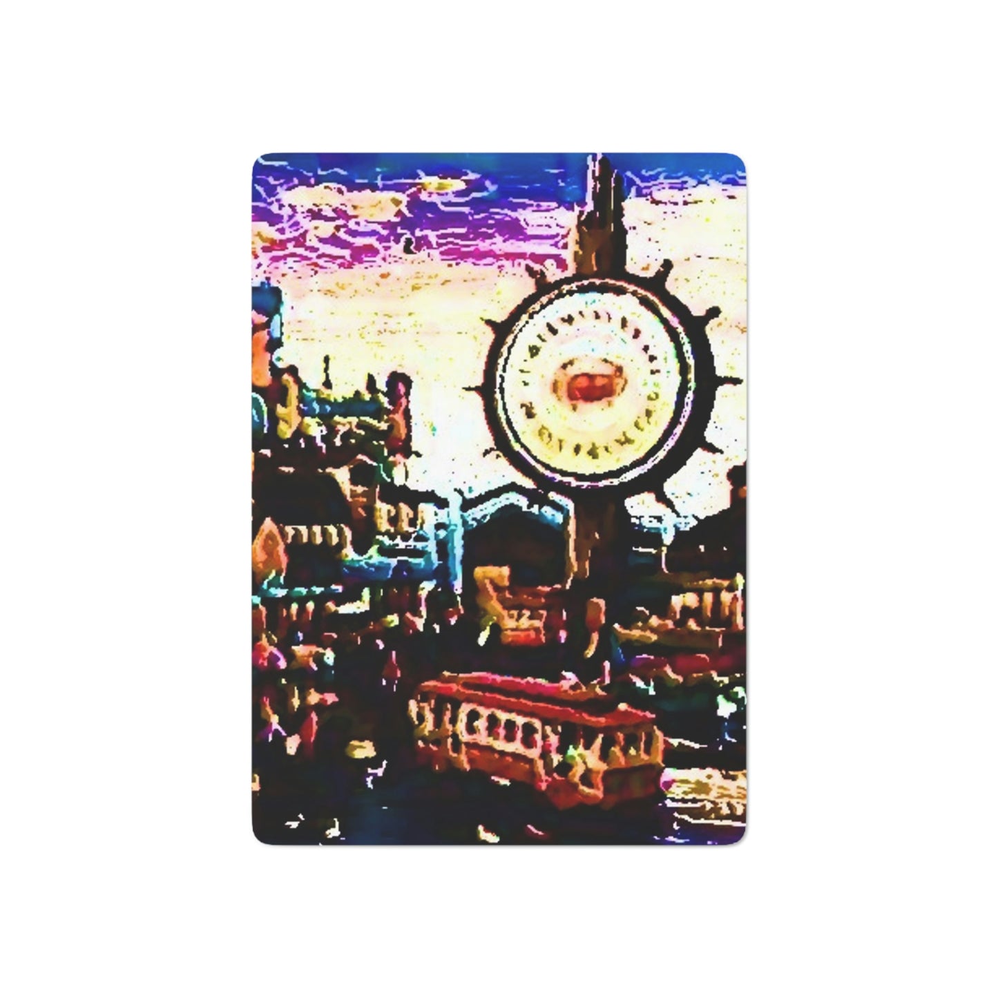 Custom Poker Cards ... "No.9 Fishermen's Grotto - Fishermen's Wharf, SF, California" ... Family Archives: 1970's ... Original Works ...