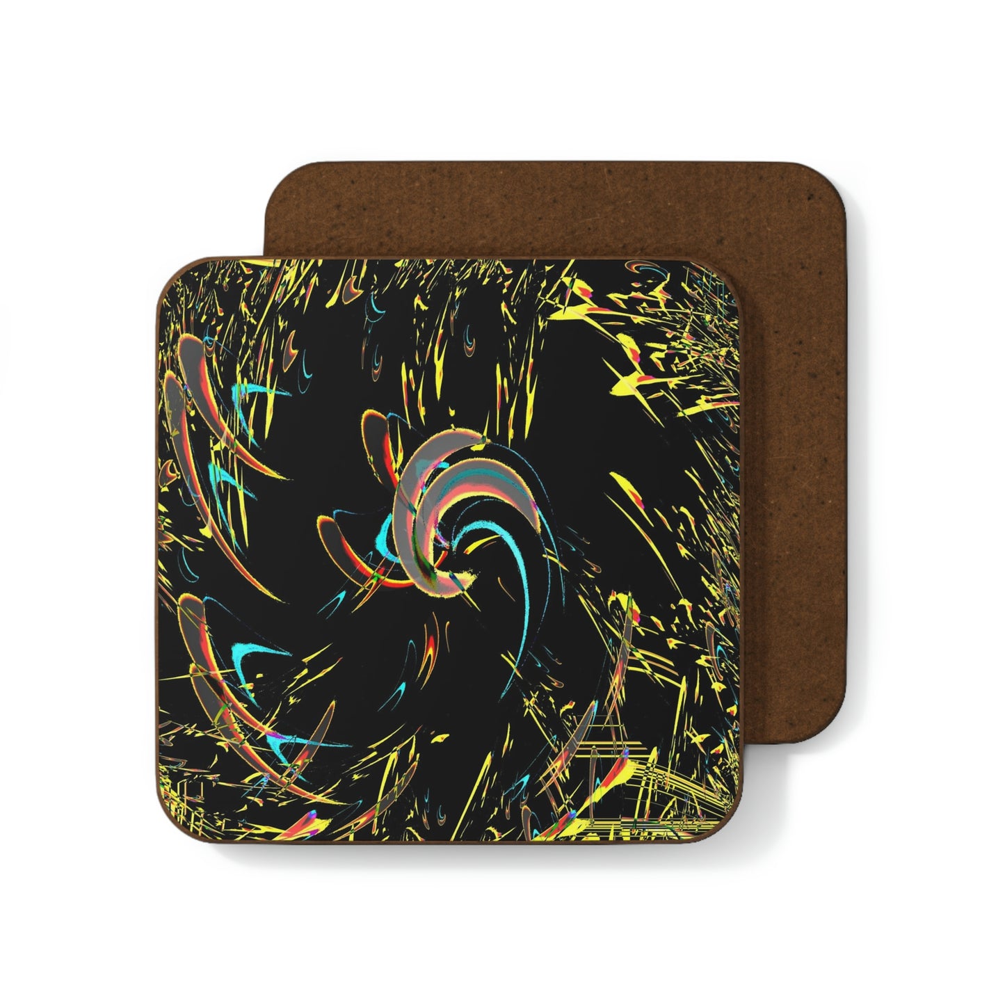 Hardboard Back Coaster ... "Waning Moon" ... Central Idaho ... October 2022 ... Rendering Time: 22 Hours ... Original Works ...