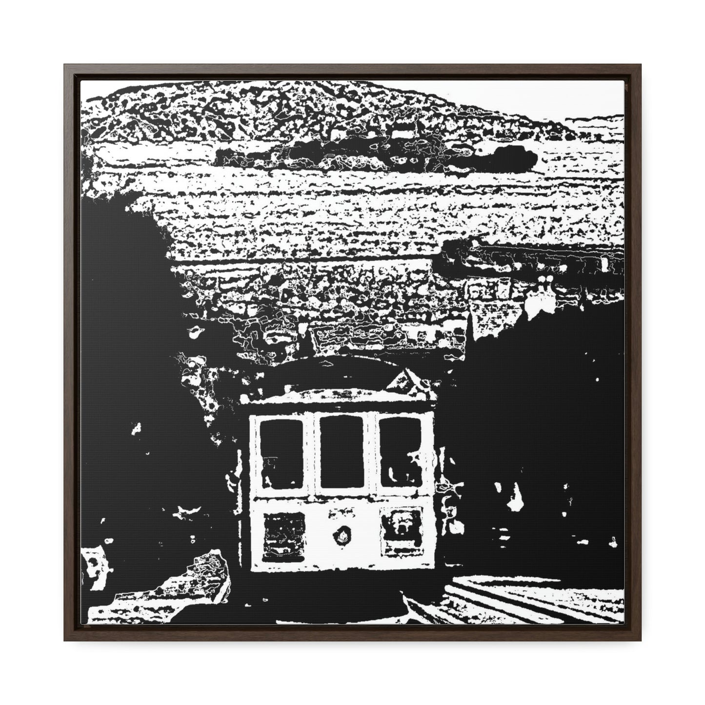 Gallery Canvas Wraps, Square Frame /// San Francisco ... 'A Rice-A-Roni-A-San Francisco Treat' ... "A Cable Car Classic" ... Family Archives: 1973 ... Original Works ...