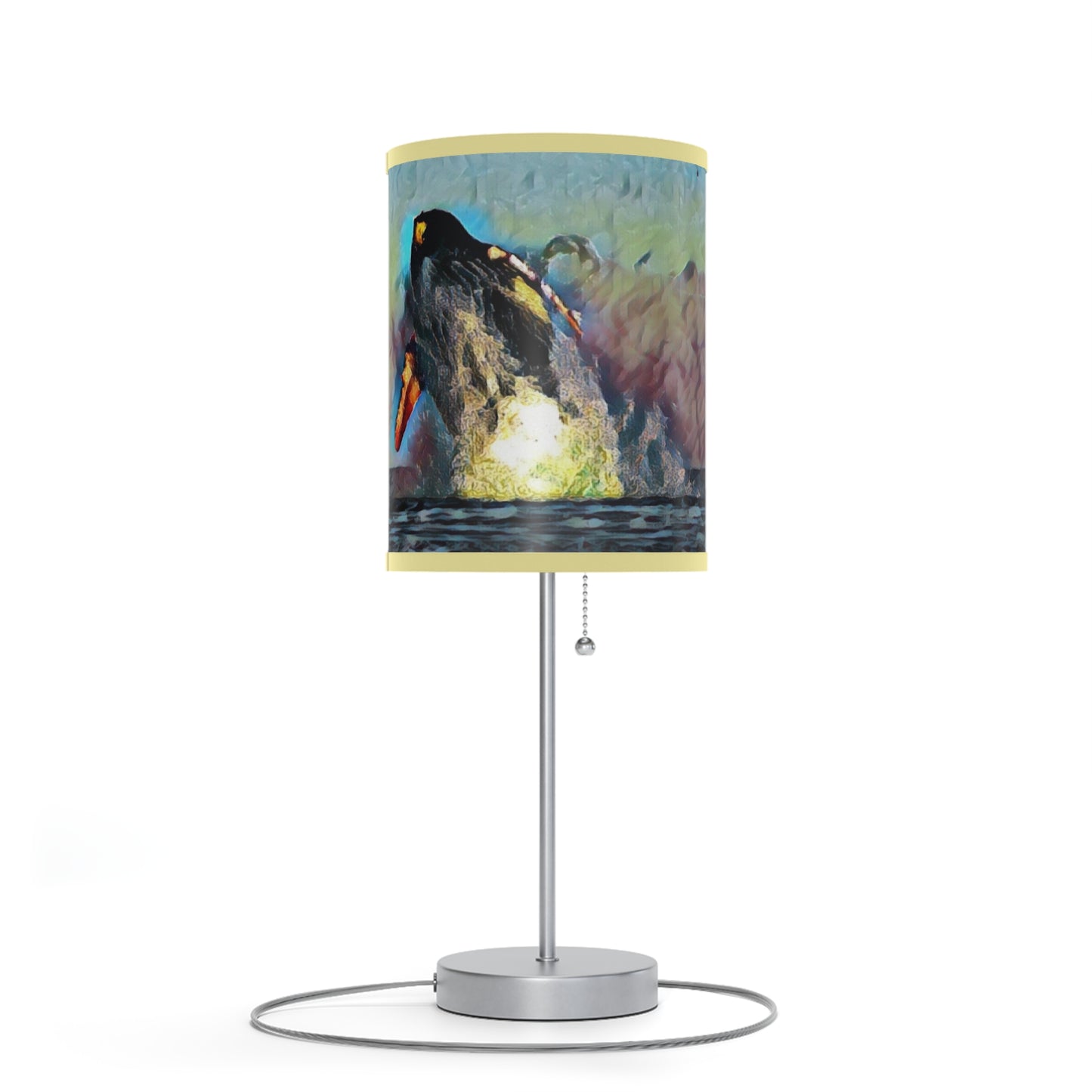 Lamp on a Stand, US|CA plug ... An Extraordinary Humpback Breach ... 'With Explosive Energy' ... Family Archives (KPH) ... Circa: 21st Century. Maui, HI ... Original Works ...