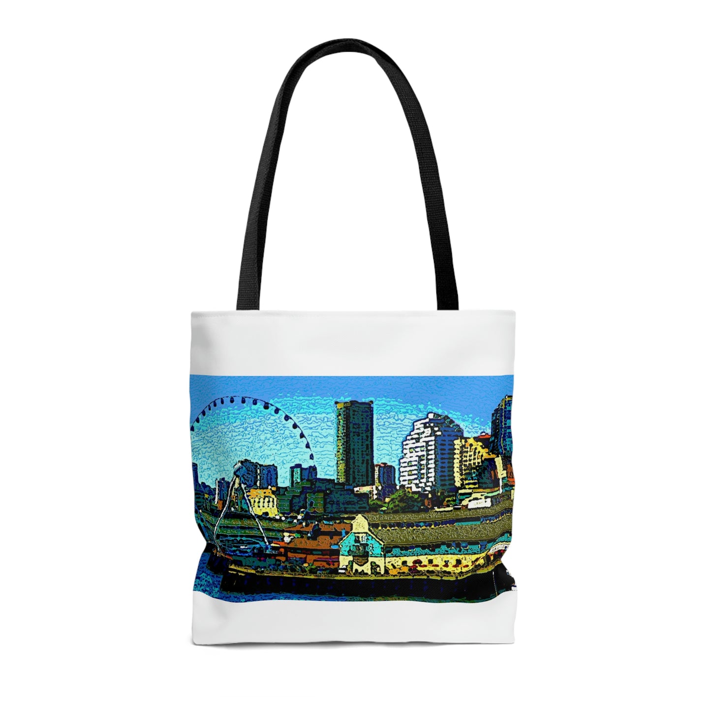 AOP Tote Bag ... That Classic Wheel ... 'Seattle's Wheel' ... & An Old Classic Waterside Vendors ...  'Family Archives' ... Original Works ...