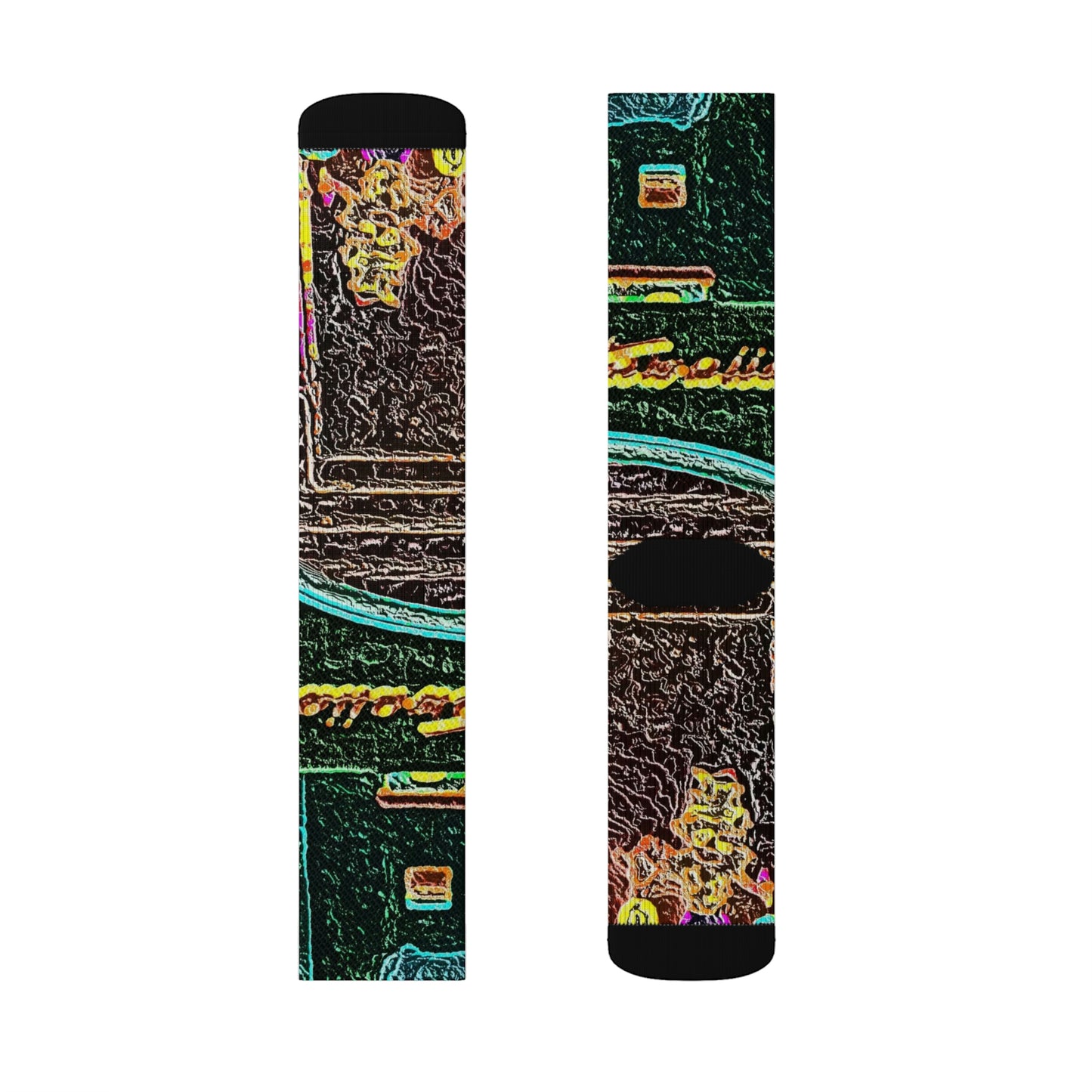 Sublimation Socks ... "La Grande Entree" At: 'The Pink Palace' ... The Royal Hawai'ian ... Honolulu, HI ... '27Oct2014' ... Original Works ...