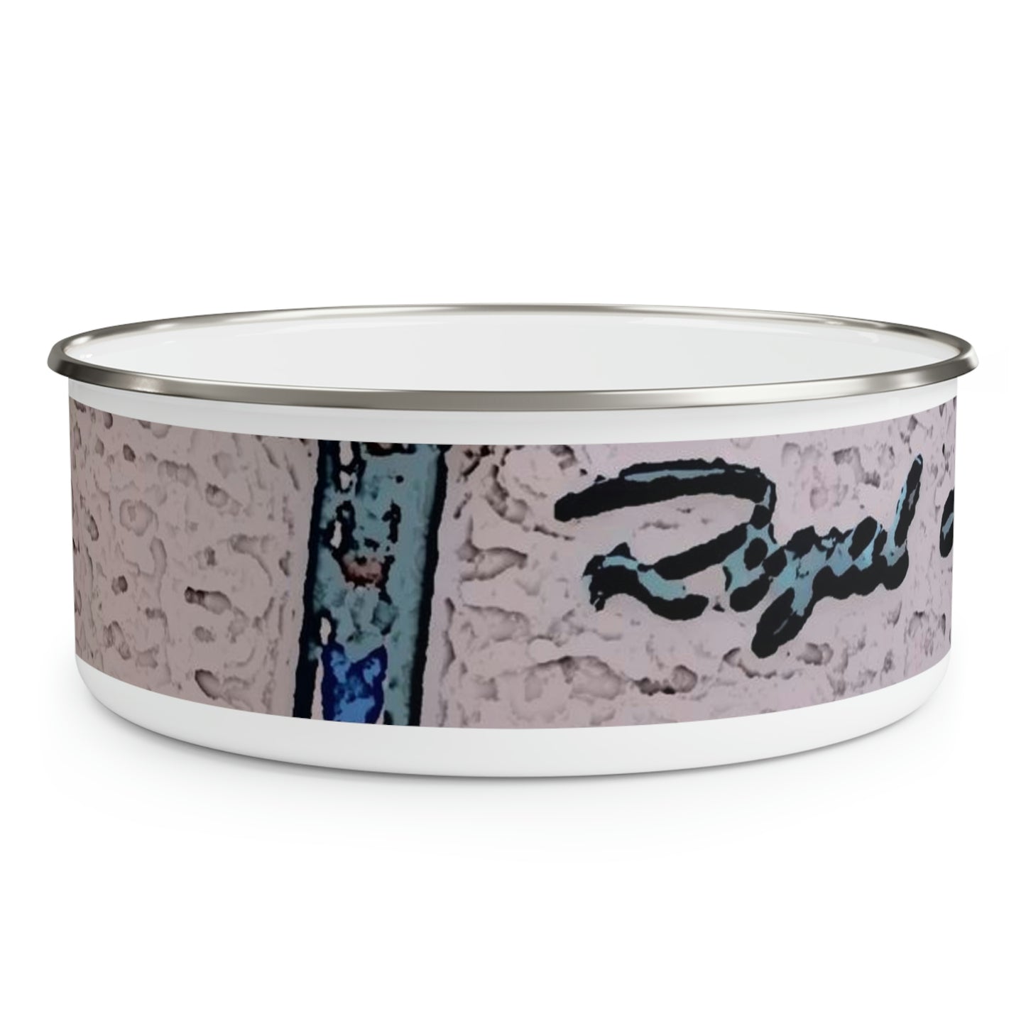 Enamel Bowl ...  "La Grande Entree" At: 'The Pink Palace' ... The Royal Hawai'ian ... Honolulu, HI ... '27Oct2014' ... Original Works ...