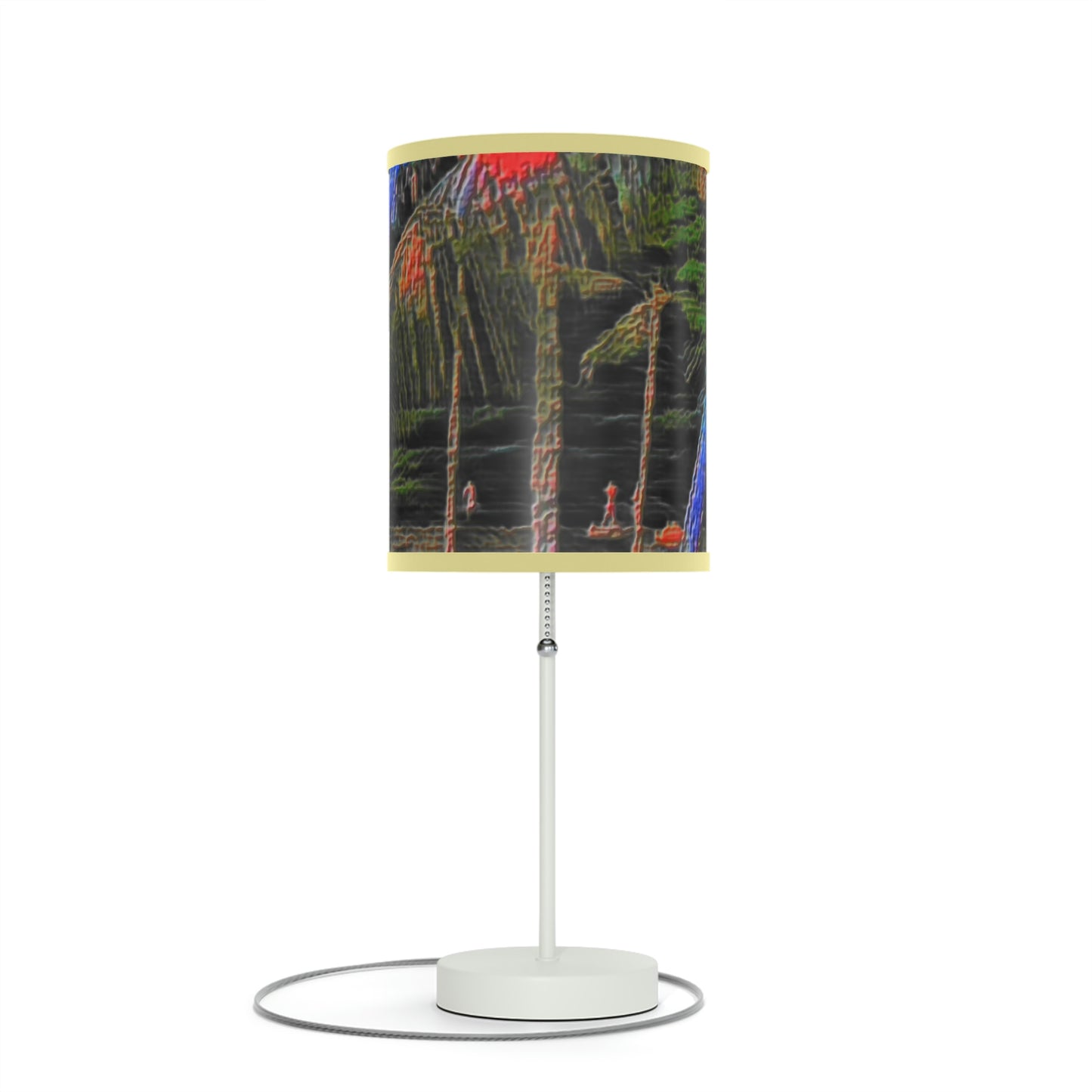 Lamp on a Stand, US|CA plug ... "The Royal Hawai'ian: Waikiki Beach_Beach" ... Honolulu, HI ... Ocotber 2014 (Halloween) ... Original Works ...