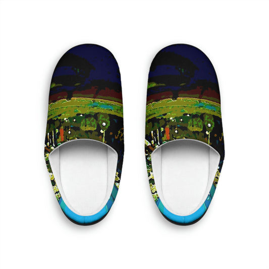 Men's Indoor Slippers ... "Lombard Street San Francisco, CA, USA" ... Family Archives 1970's ... Original Works ...