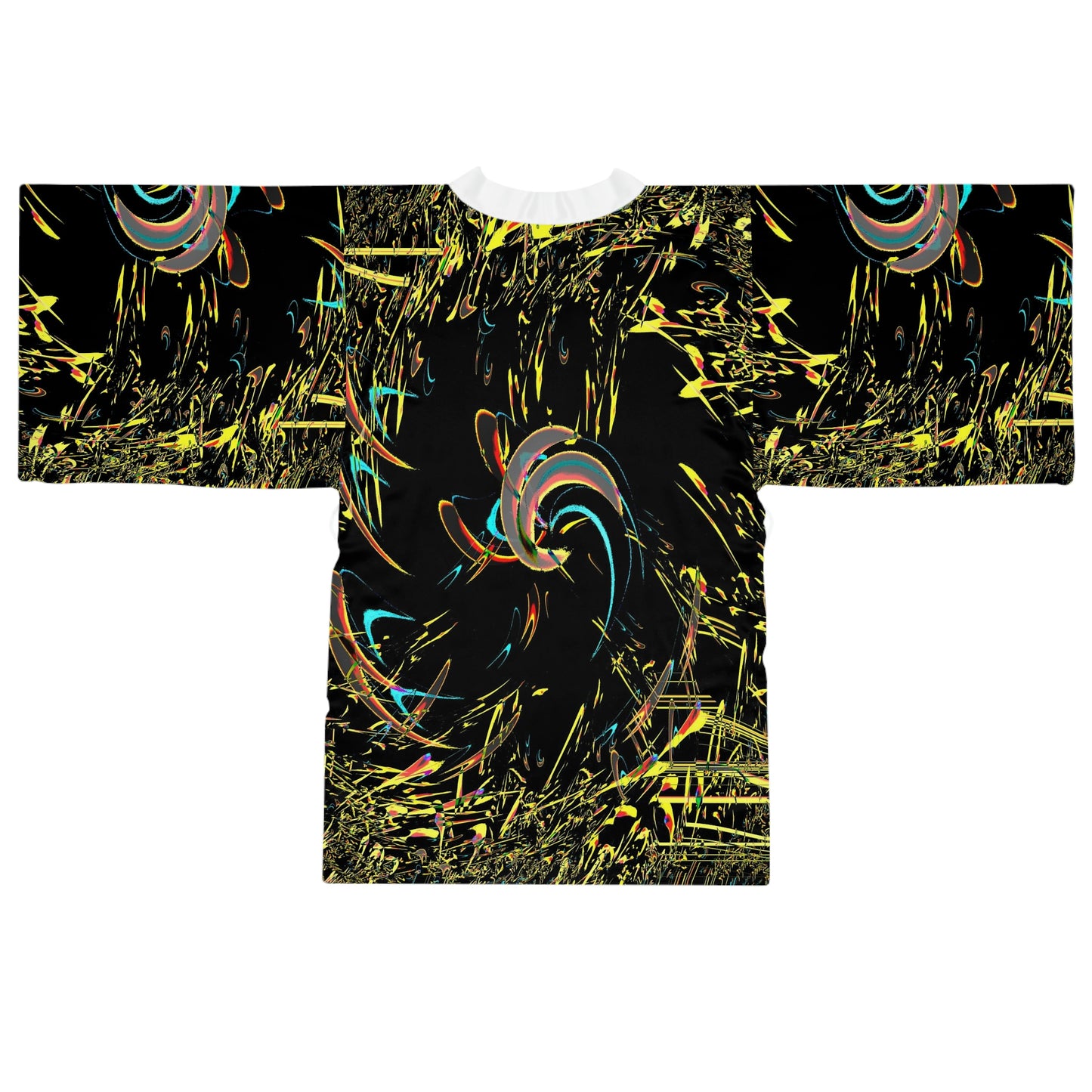 Long Sleeve Kimono Robe ... "Waning Moon" ... Central Idaho ... October 2022 ... Rendering Time: 22 Hours ... Original Works ...