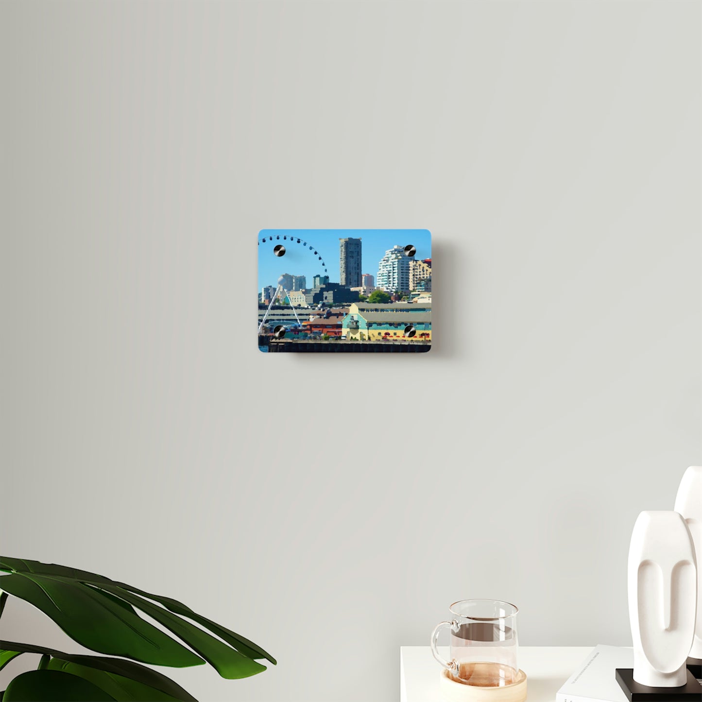 Acrylic Wall Art Panels ... That Classic Wheel ... 'Seattle's Wheel' ... & Old Classic Waterside Vendors ...  'Family Archives' ... Original Works ...